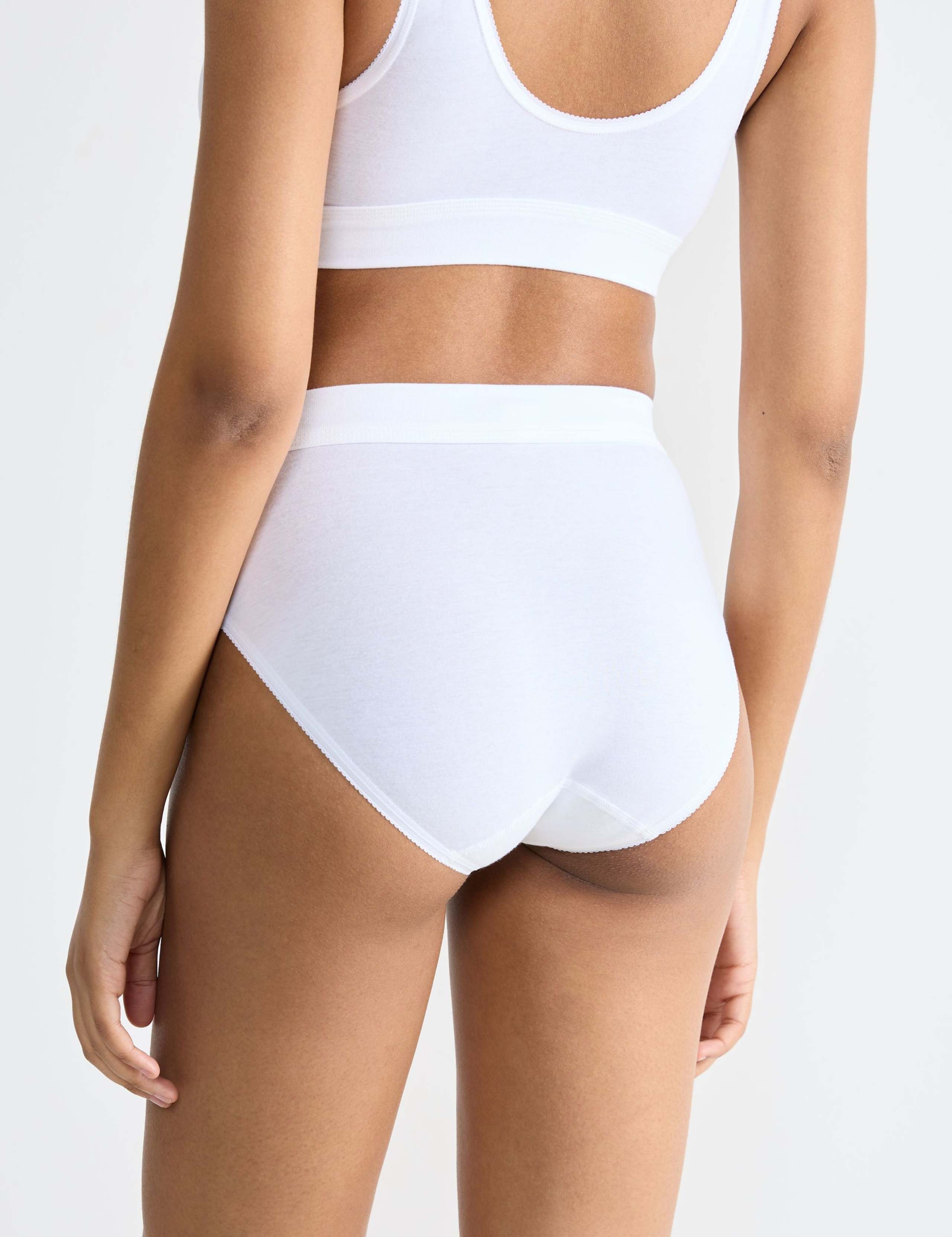 Double Comfort Tai High Leg Knickers 3 of 7
