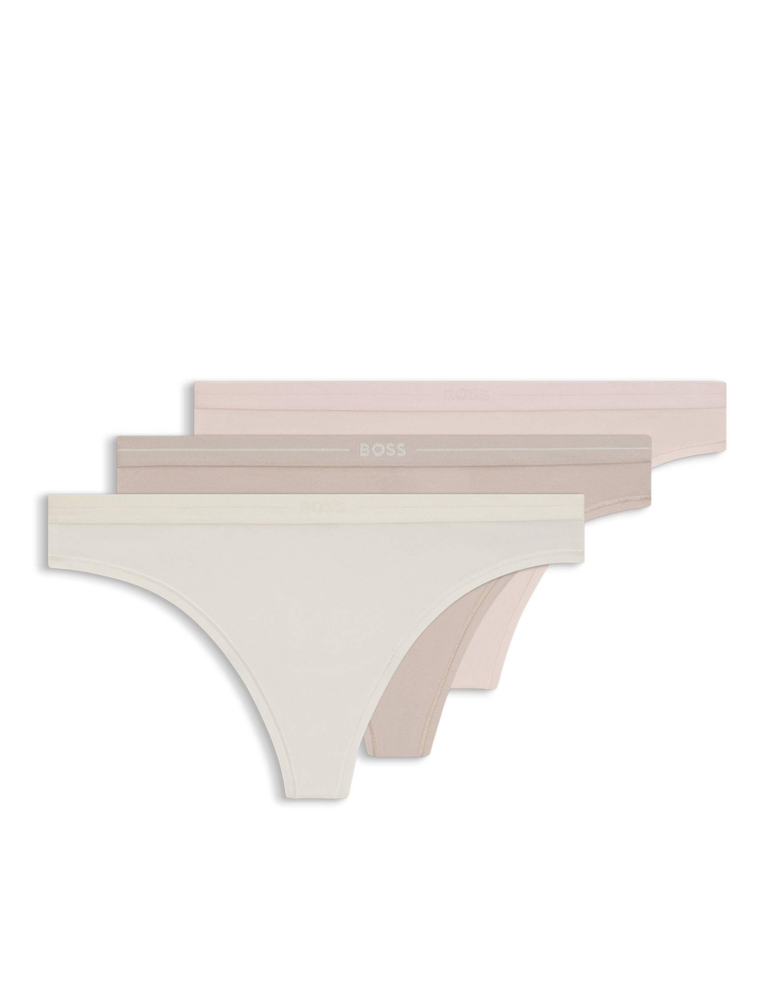 3pk Cotton Rich Thongs 1 of 1