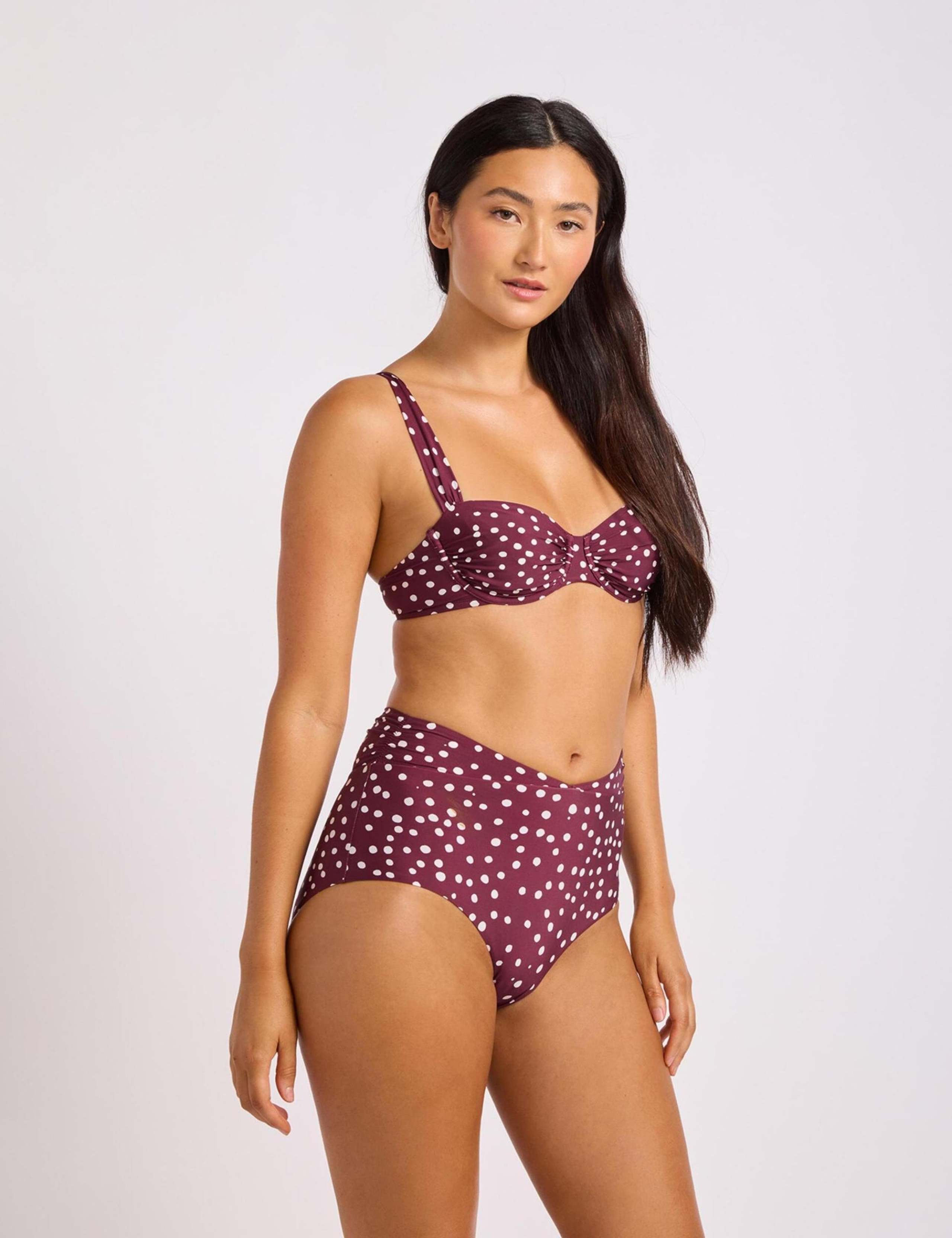 Dolce Dot High Waisted Bikini Bottoms 2 of 4