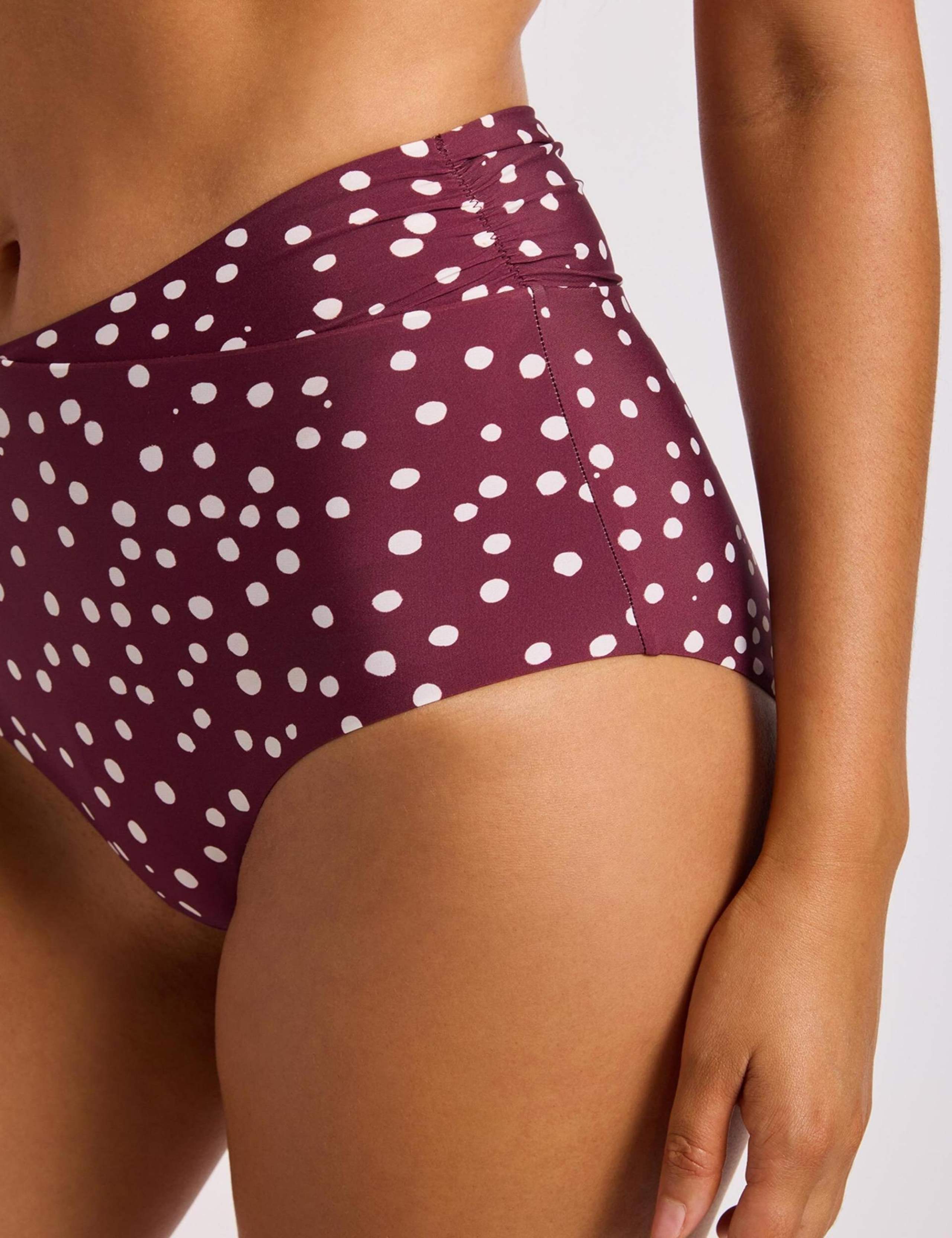 Dolce Dot High Waisted Bikini Bottoms 4 of 4