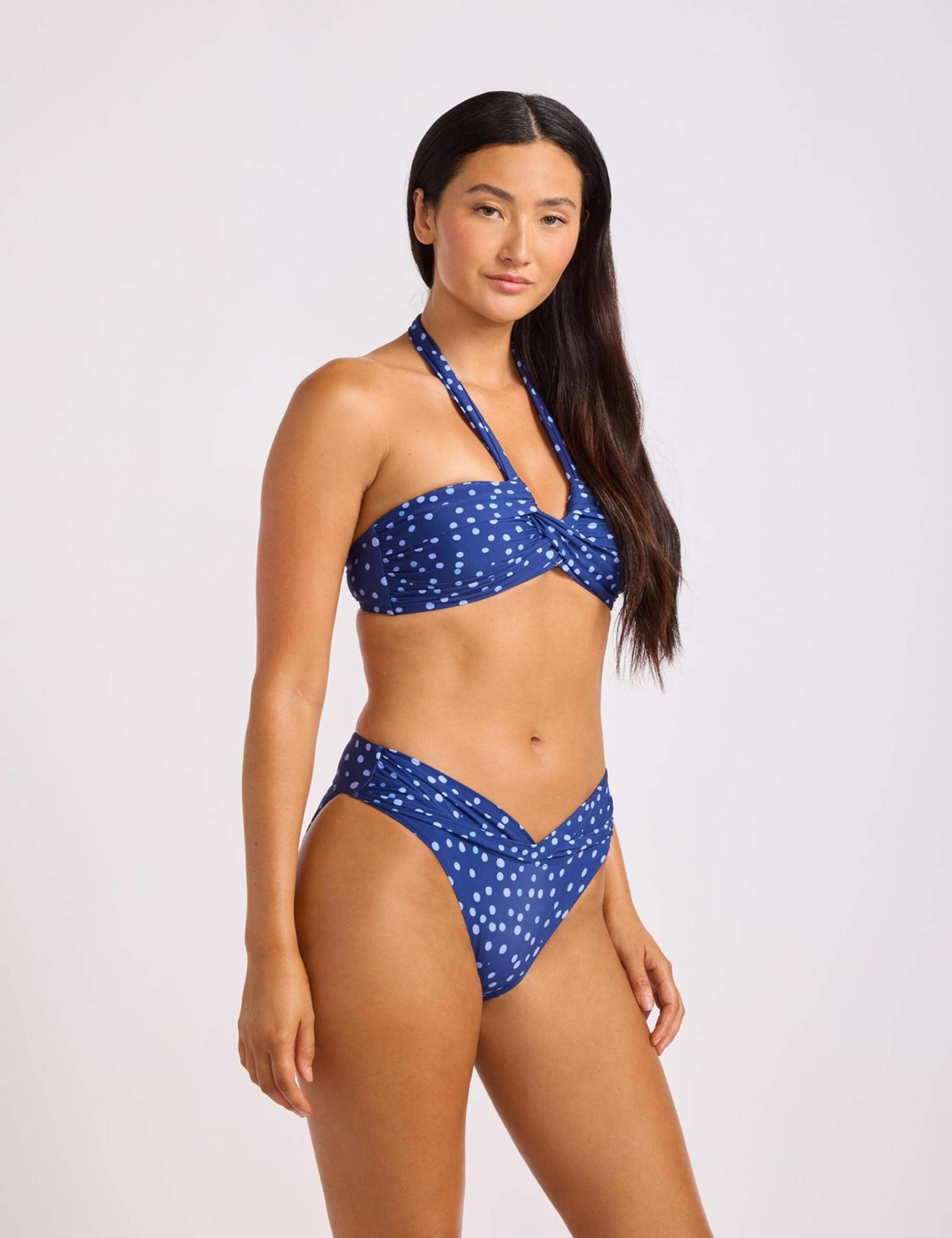 Spot Print Bandeau Bikini Top 2 of 4