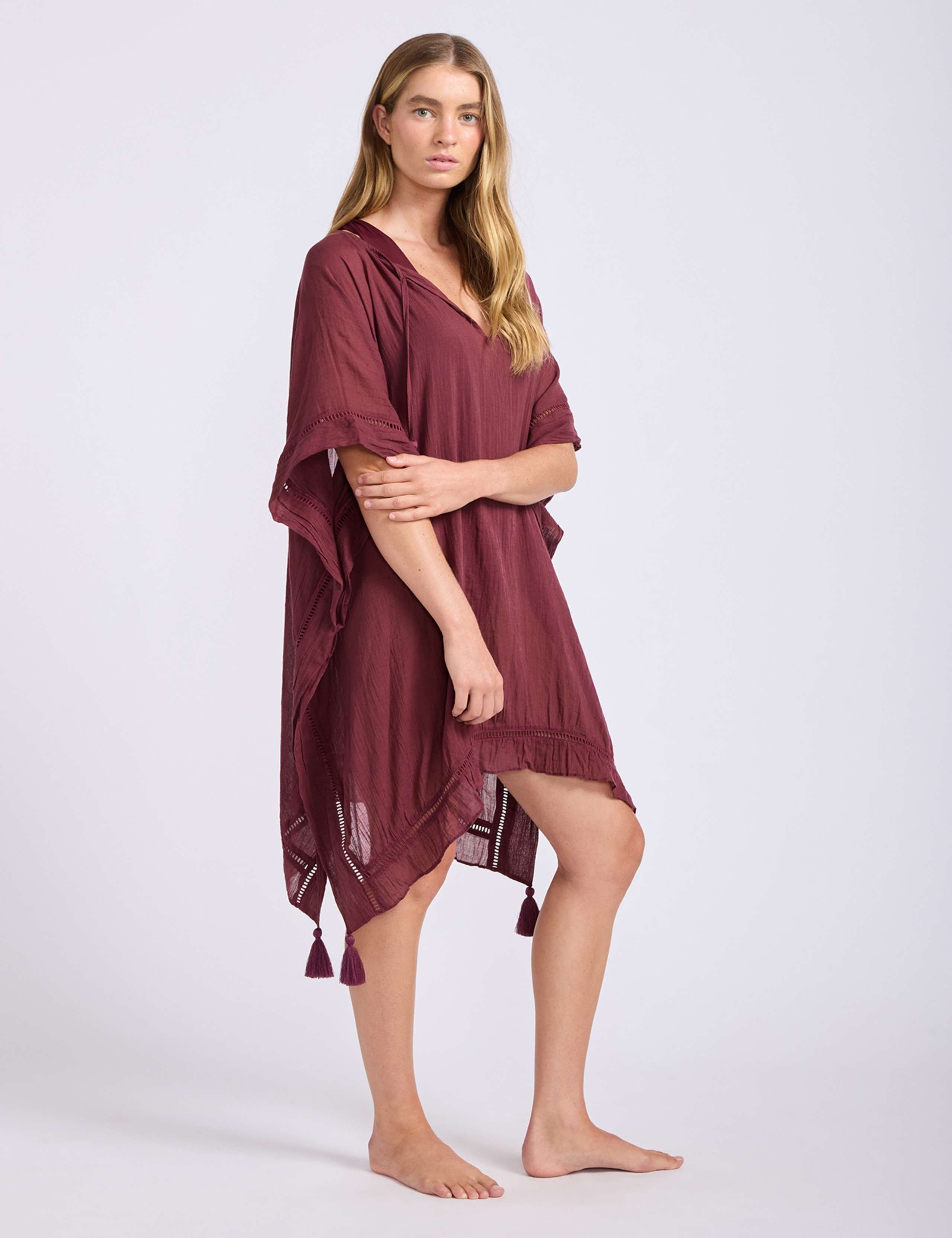 Pure Cotton Knee Length Kaftan 2 of 4
