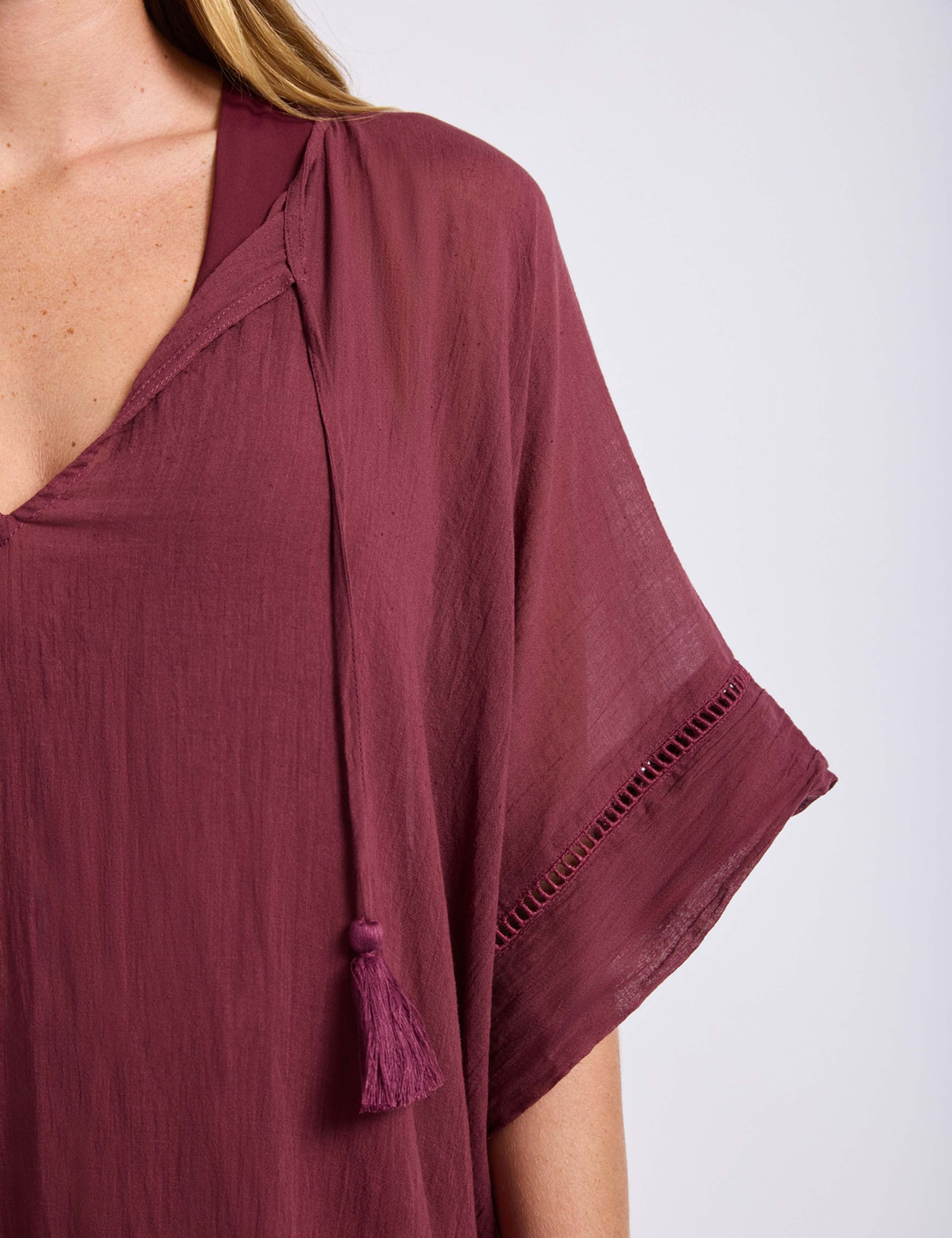 Pure Cotton Knee Length Kaftan 4 of 4