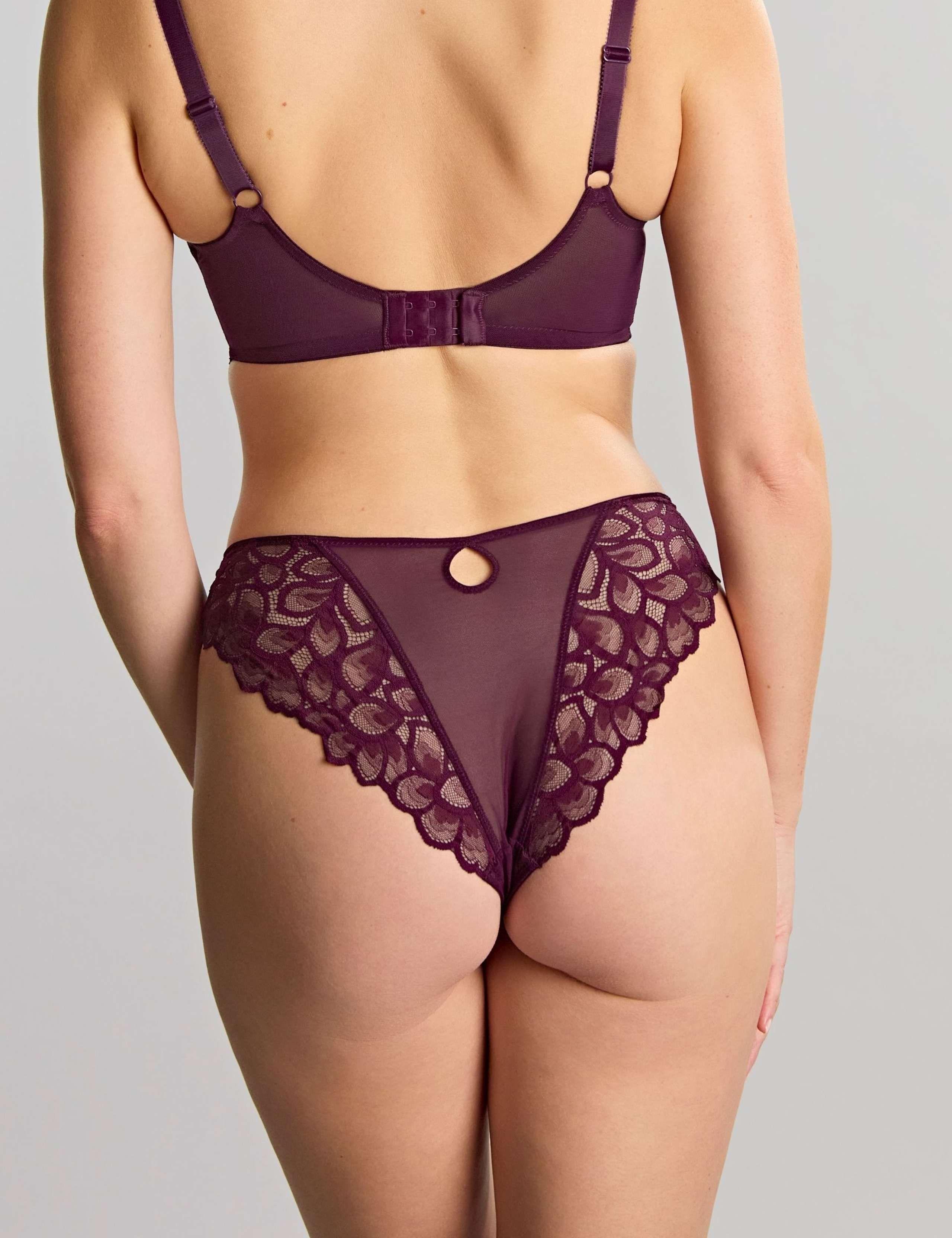 Allure Lace High Waisted Brazilian Knickers 6 of 6