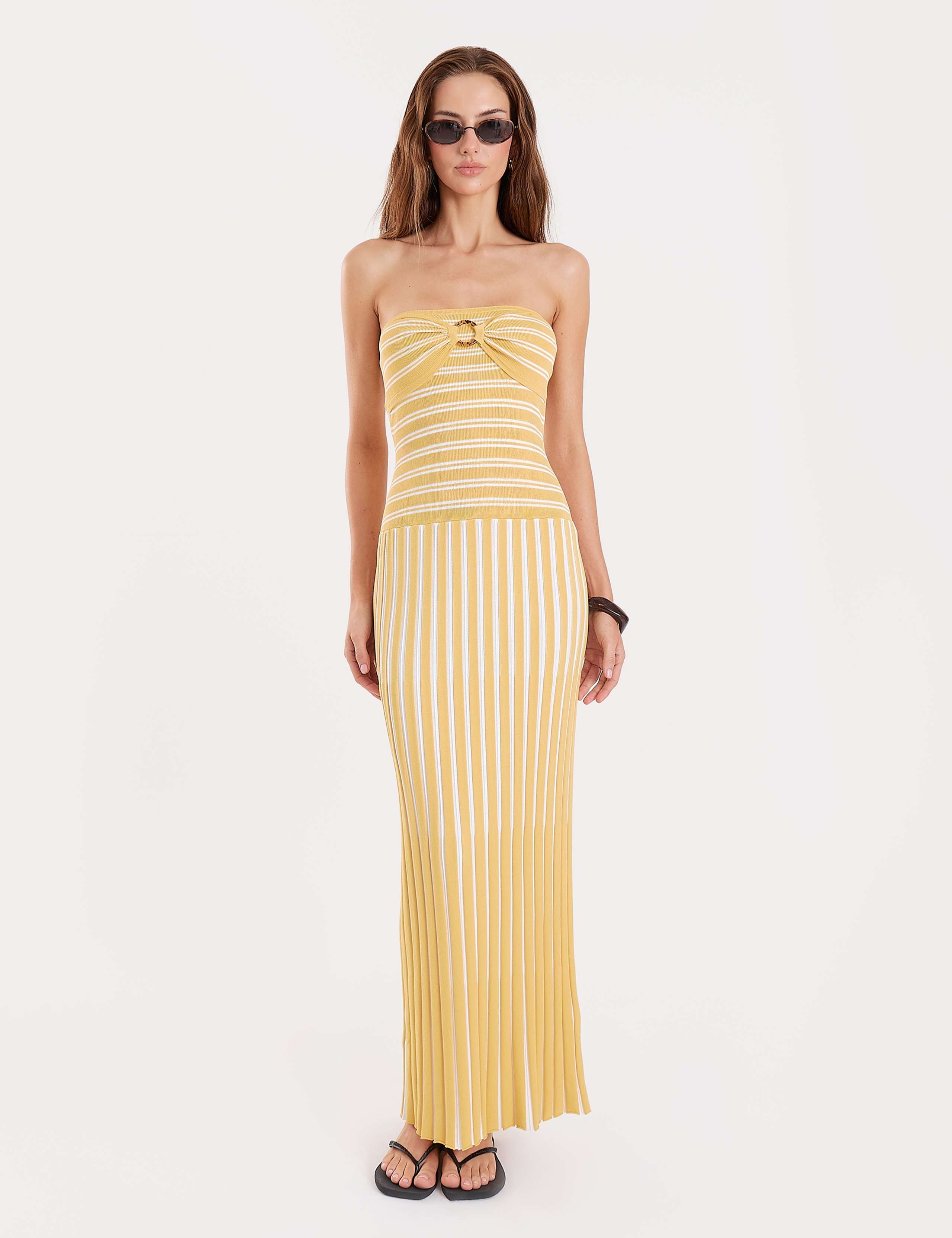 Sweetheart Neckline Maxi Beach Dress 1 of 5