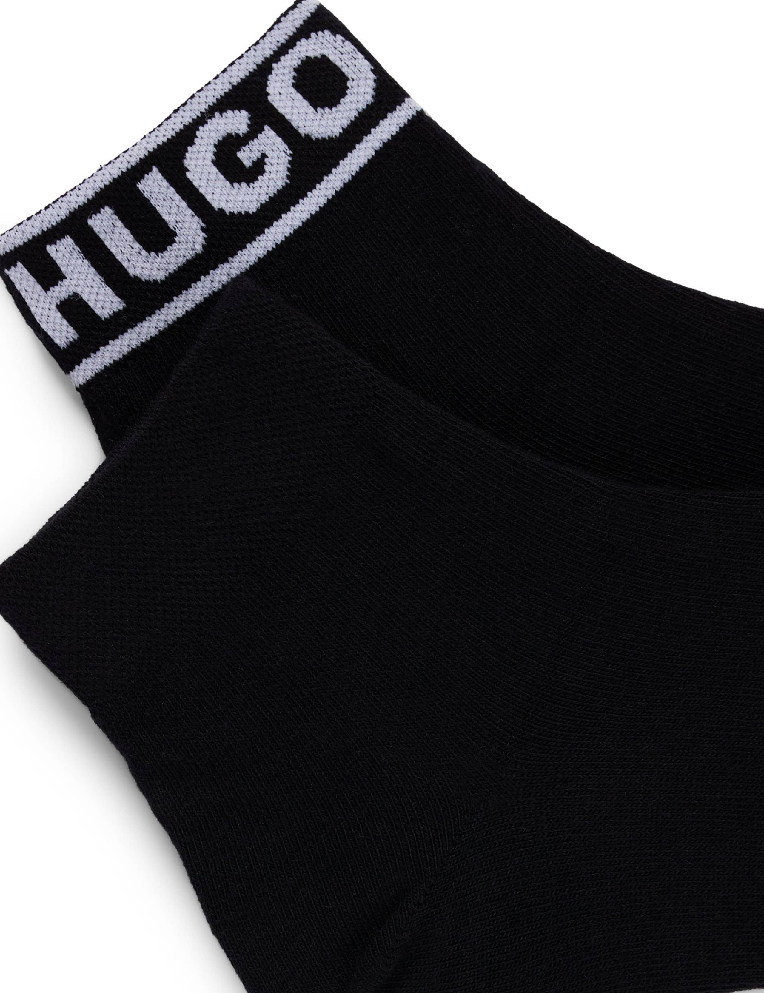 2 Pack Cotton Rich Logo Ankle High Socks 3 of 3
