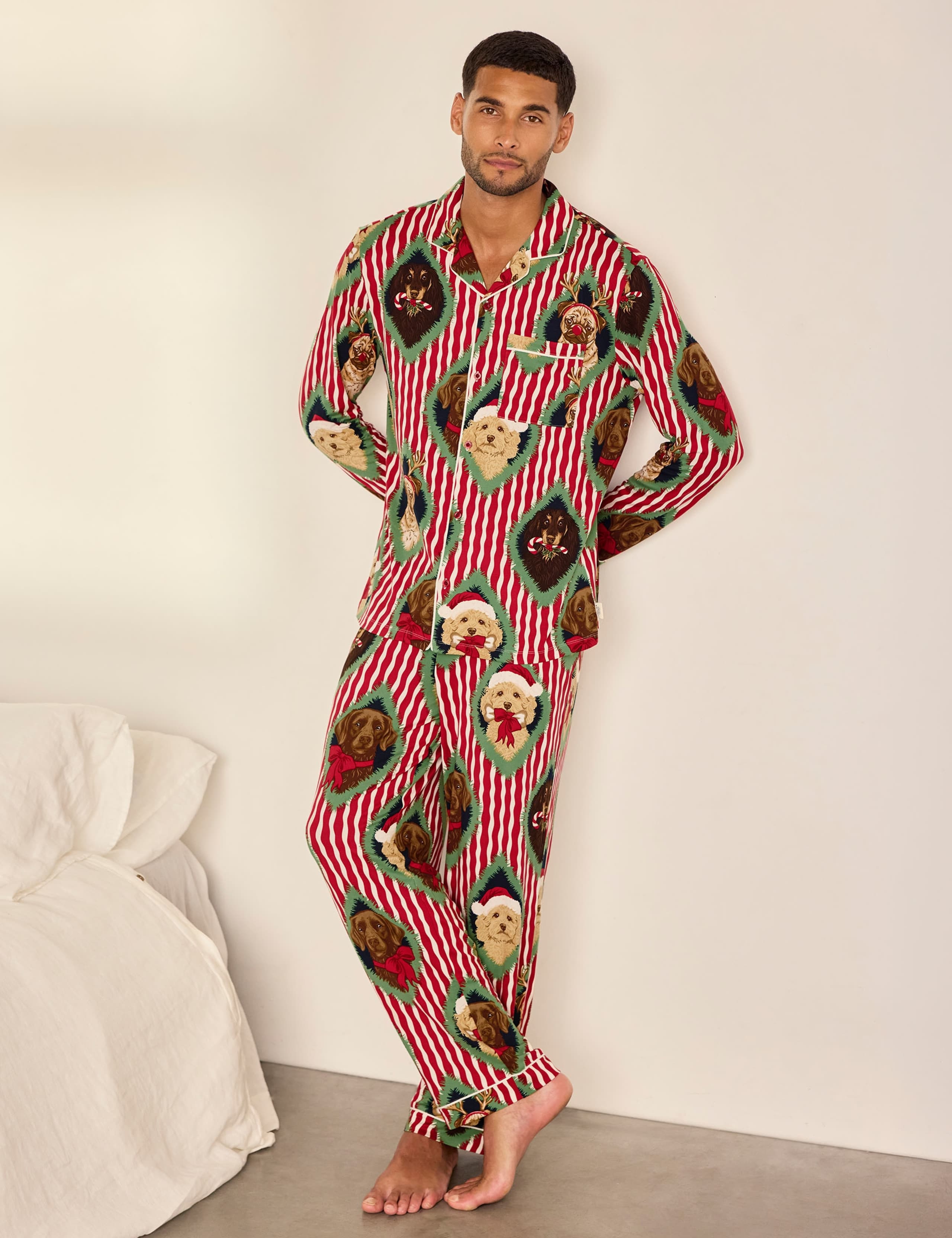 Family Christmas Dog Print
 Pyjama Set 1 of 7