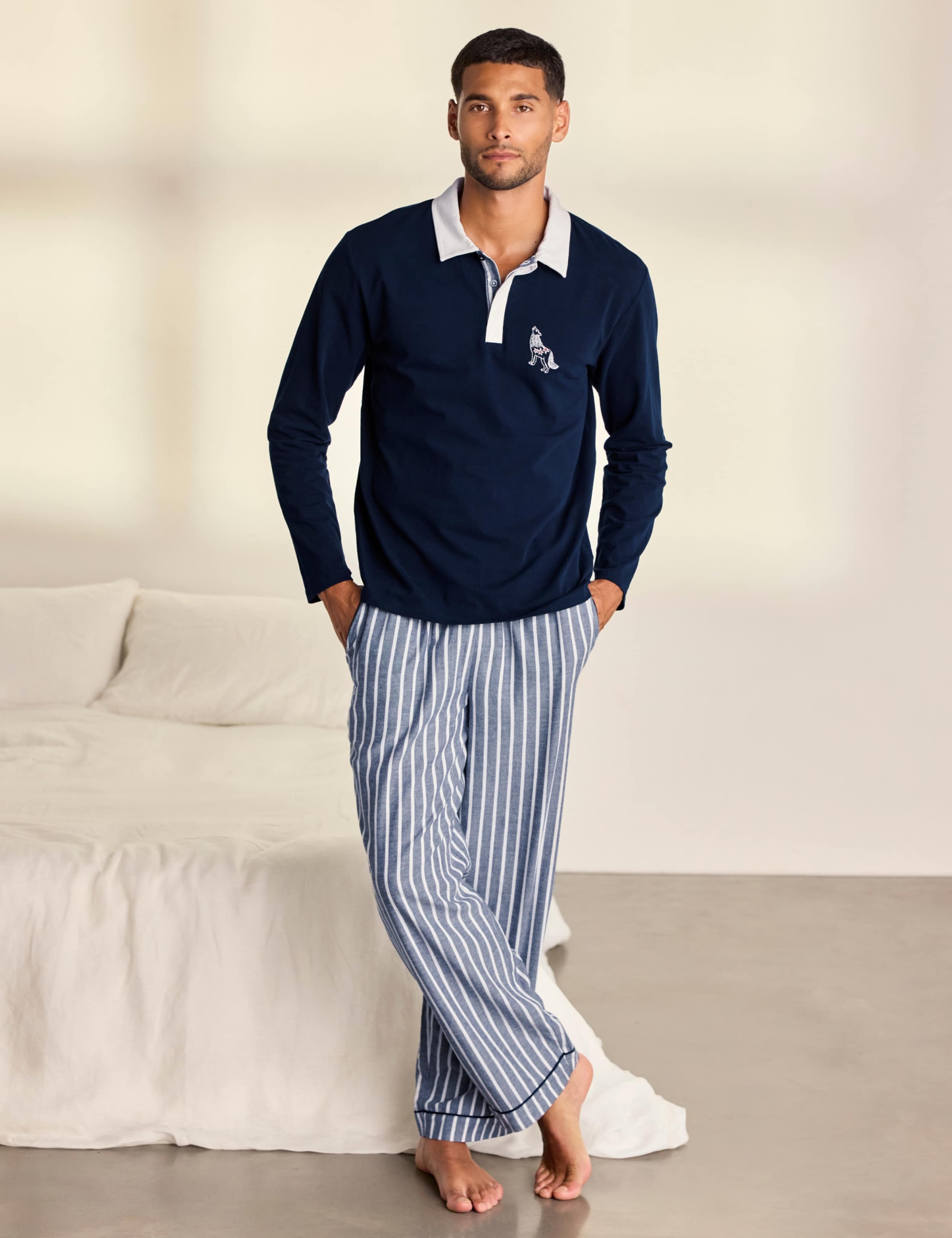 Cotton Rich Pyjama Set 3 of 8