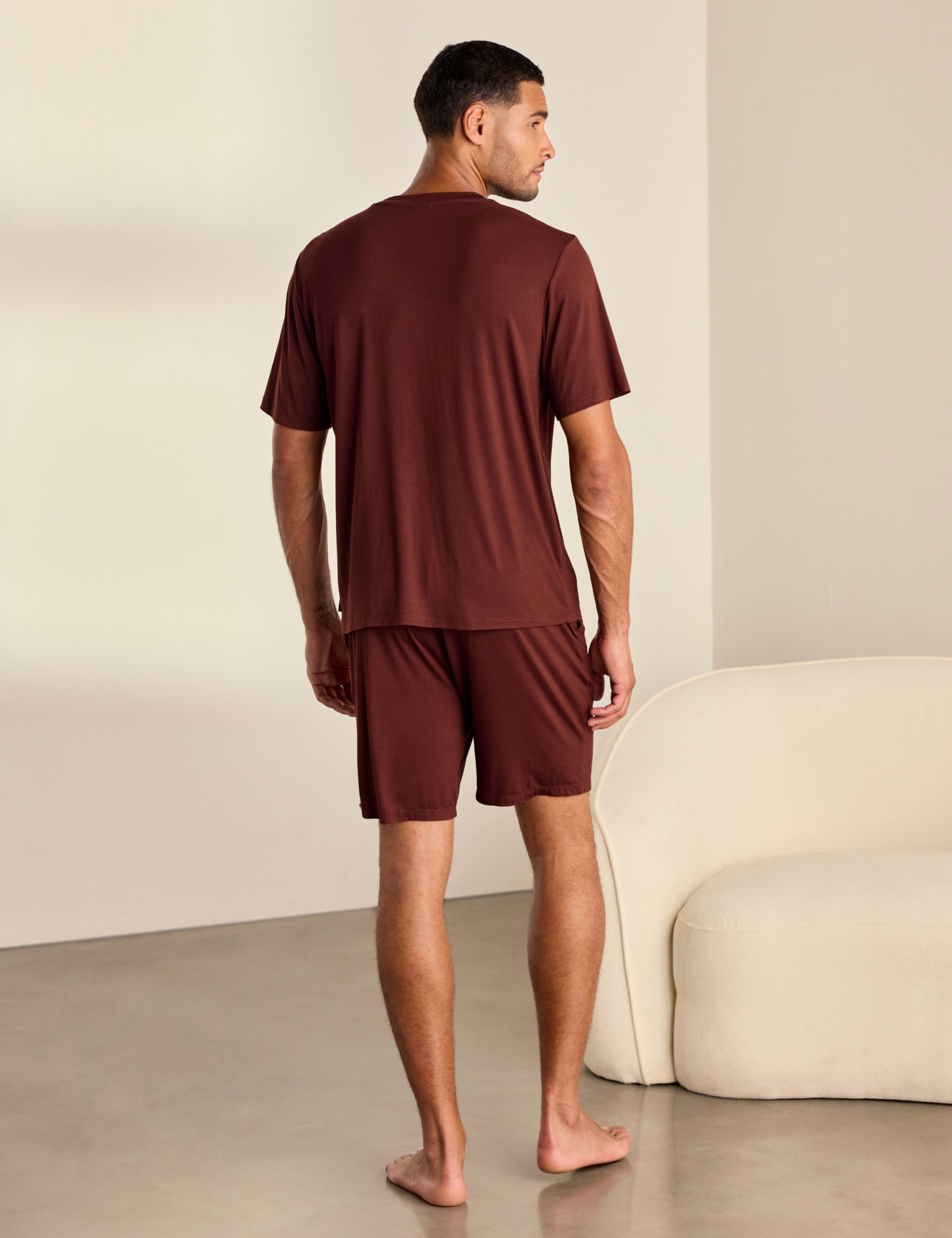 Short Crew Neck Pyjama Set 2 of 6