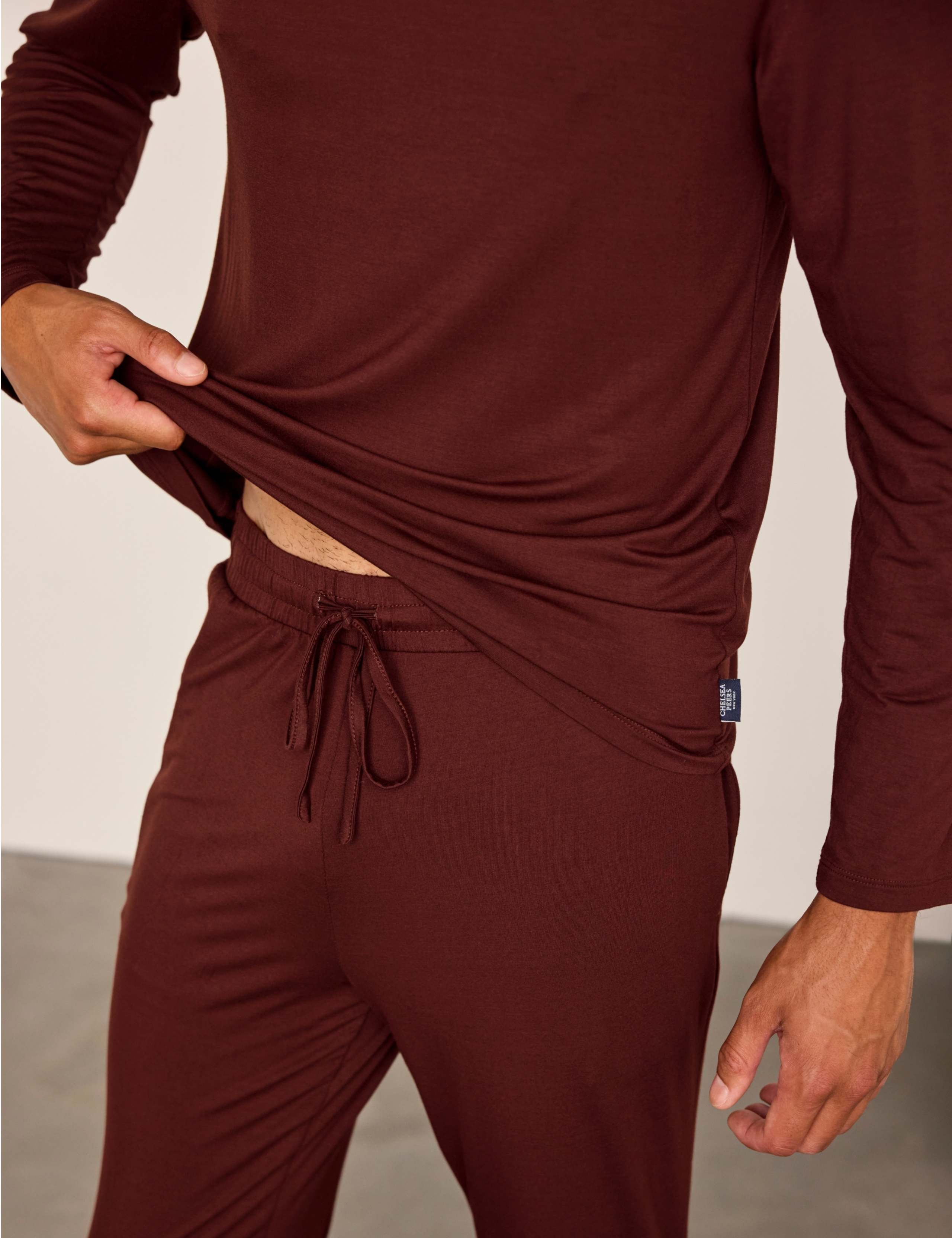 Longer Length Modal Rich Pyjama Set 2 of 6