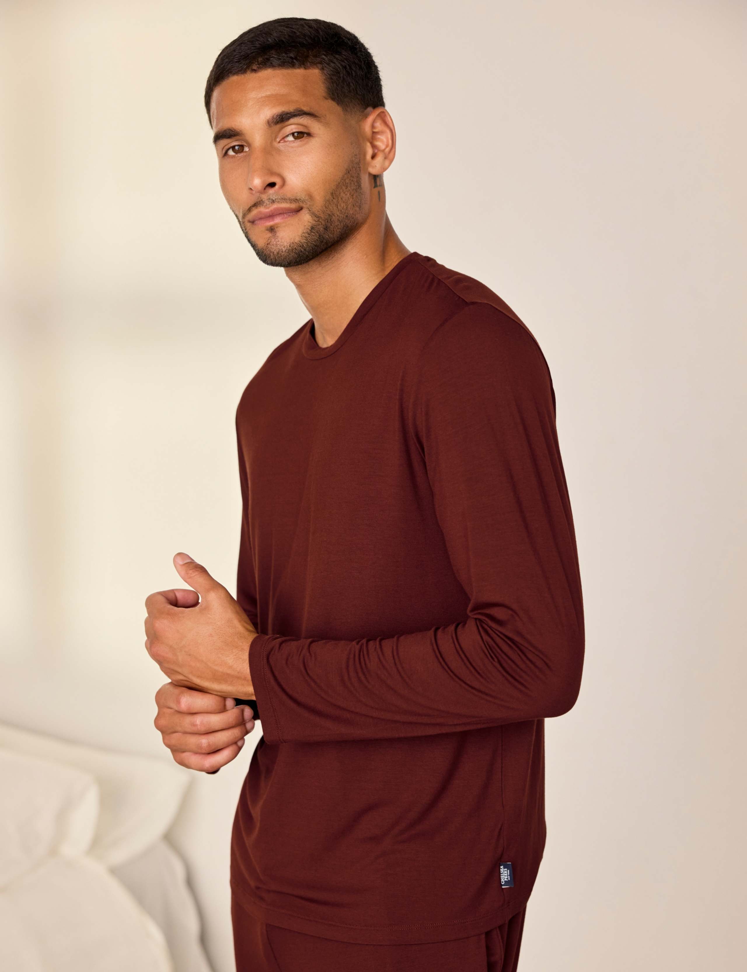 Longer Length Modal Rich Pyjama Set 6 of 6