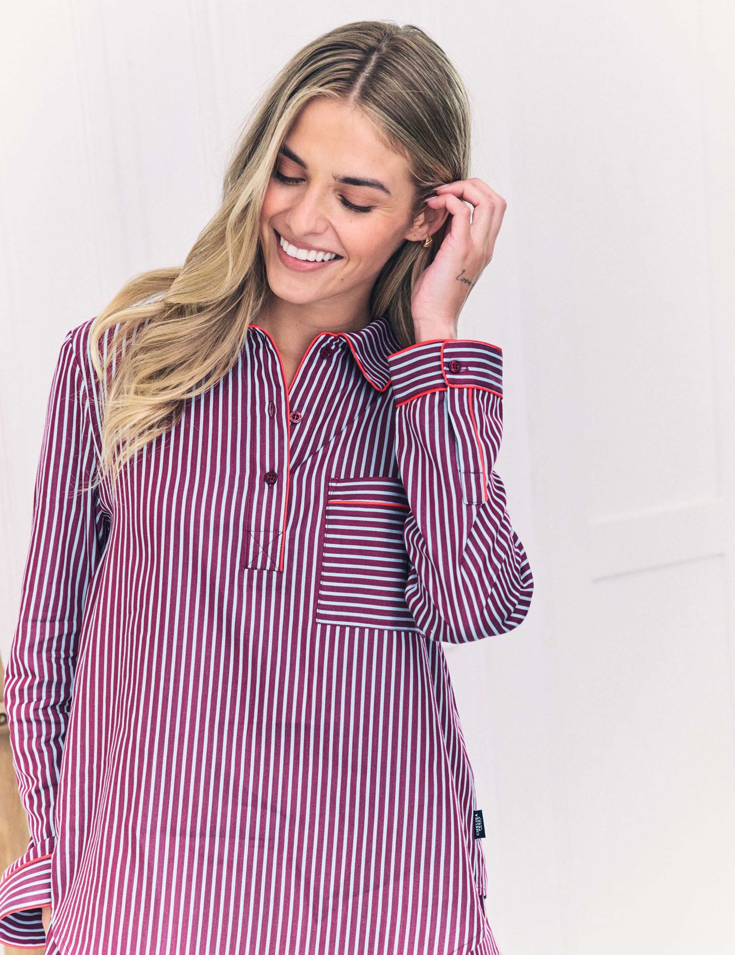 Pure Cotton Striped Shortie Set 3 of 6