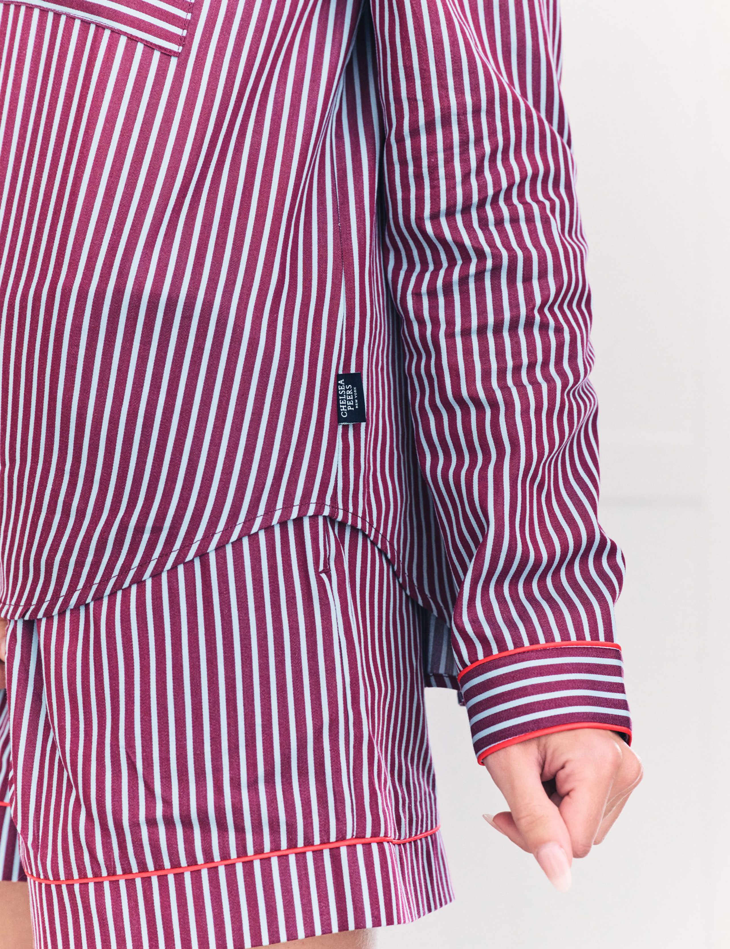 Pure Cotton Striped Shortie Set 5 of 6