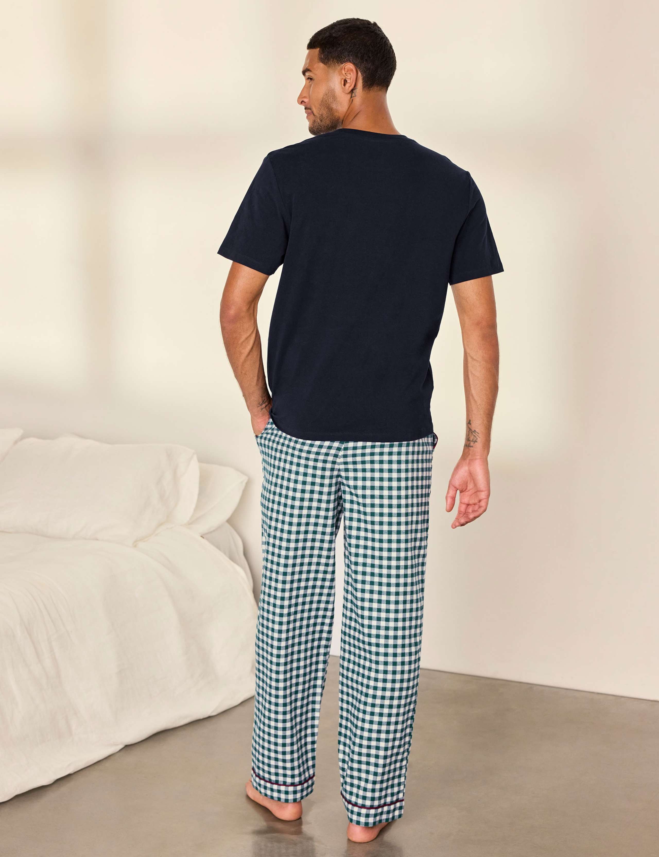 Pure Cotton Short Sleeve Pyjama Set 3 of 6