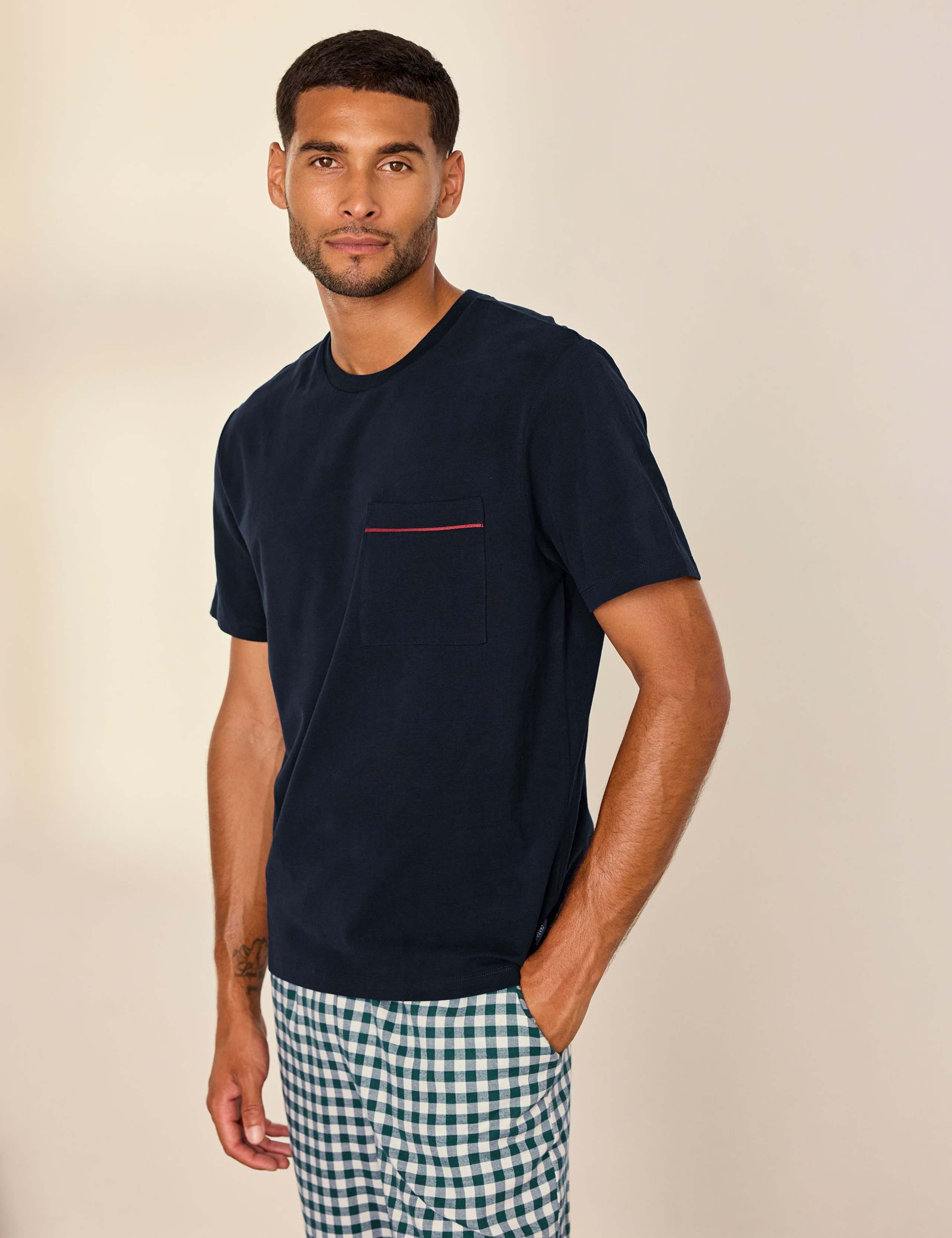 Pure Cotton Short Sleeve Pyjama Set 4 of 6