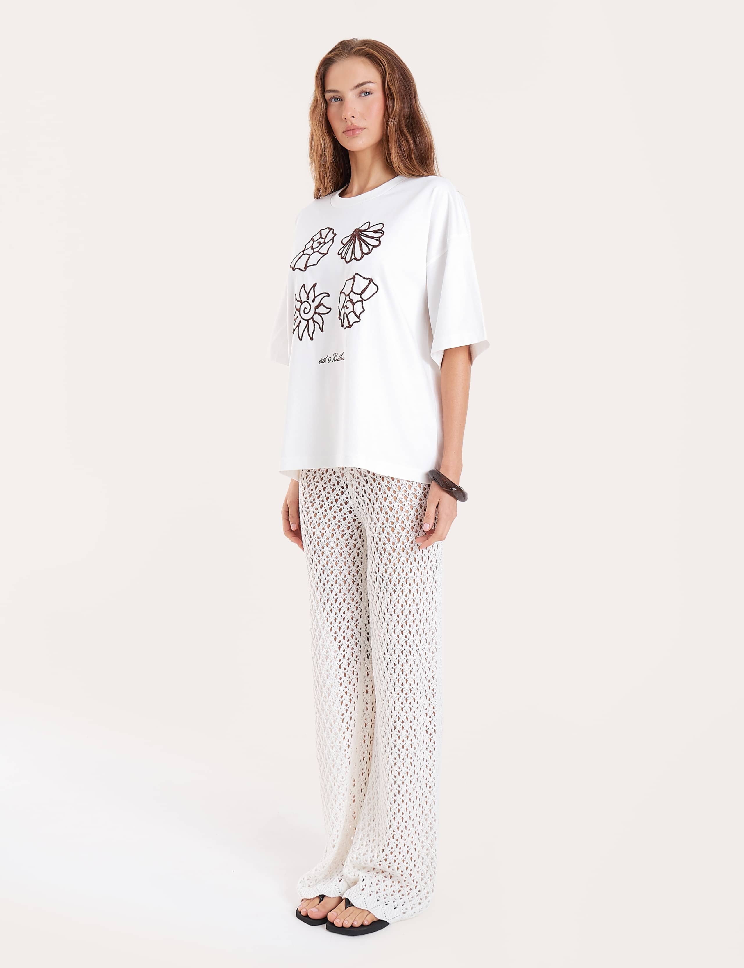 Pure Cotton Embroidered T-Shirt 2 of 6