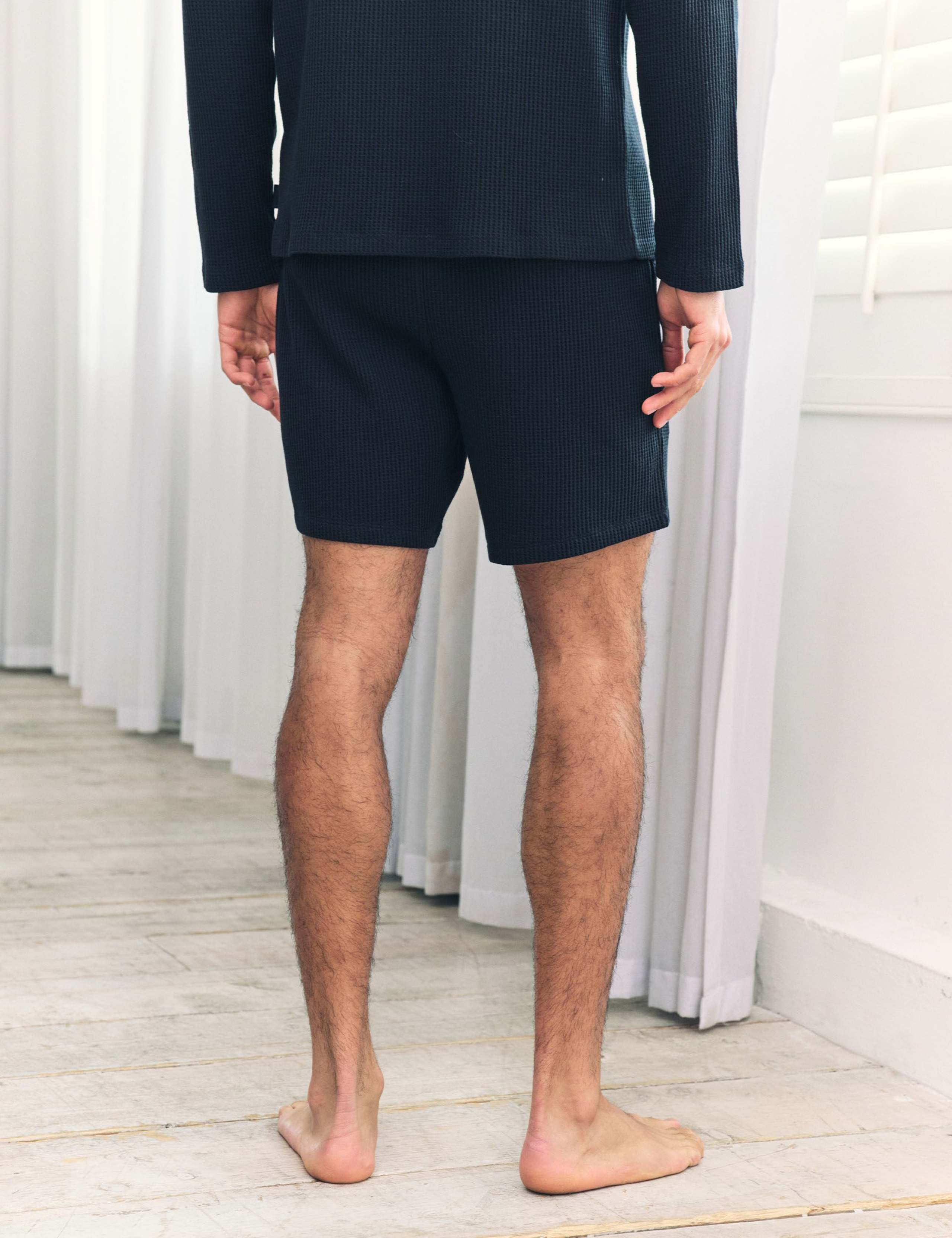Cotton Rich Waffle Pyjama Shorts 2 of 4
