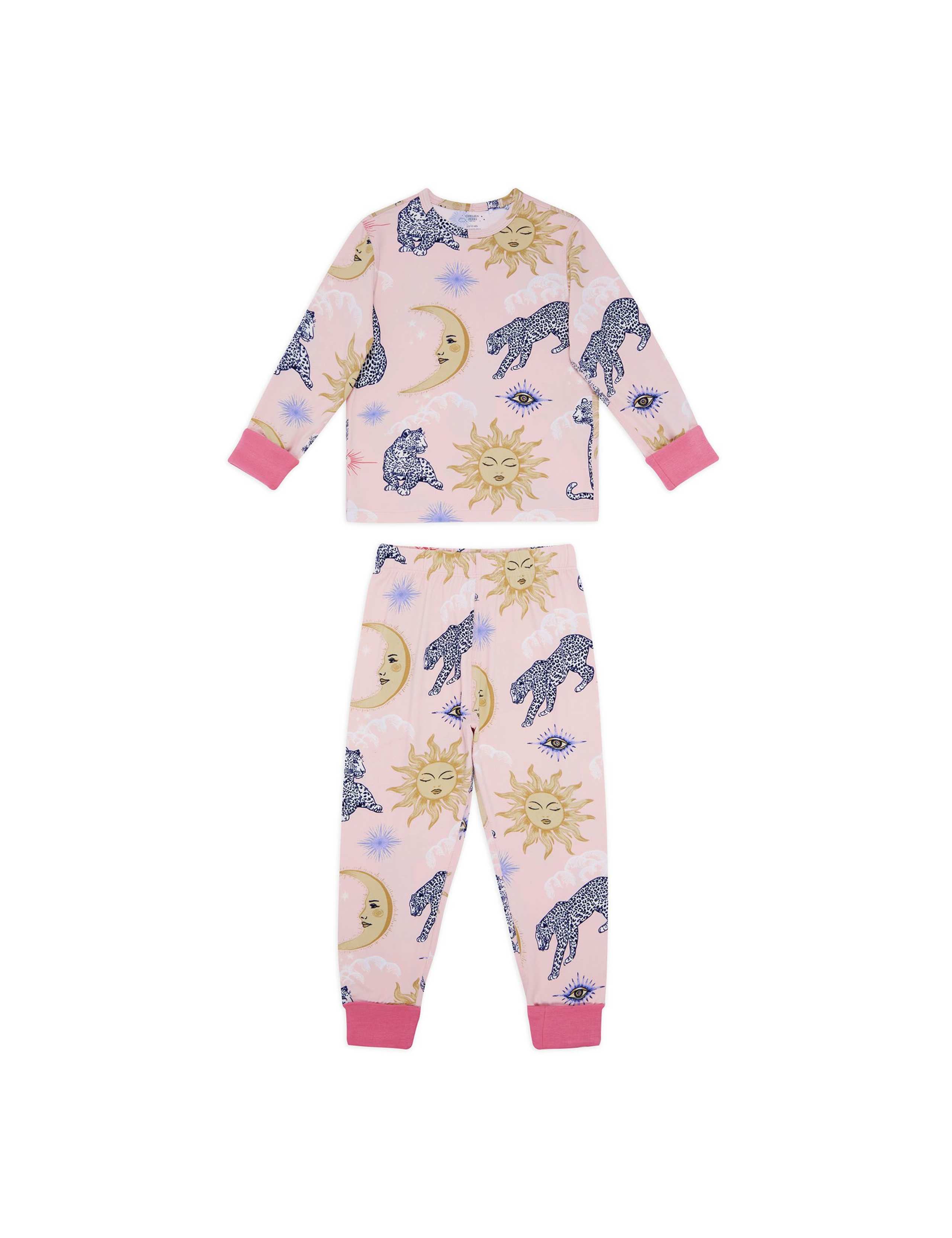 Crew Neck Printed Family Pyjama Set (1-12 Yrs) 1 of 3