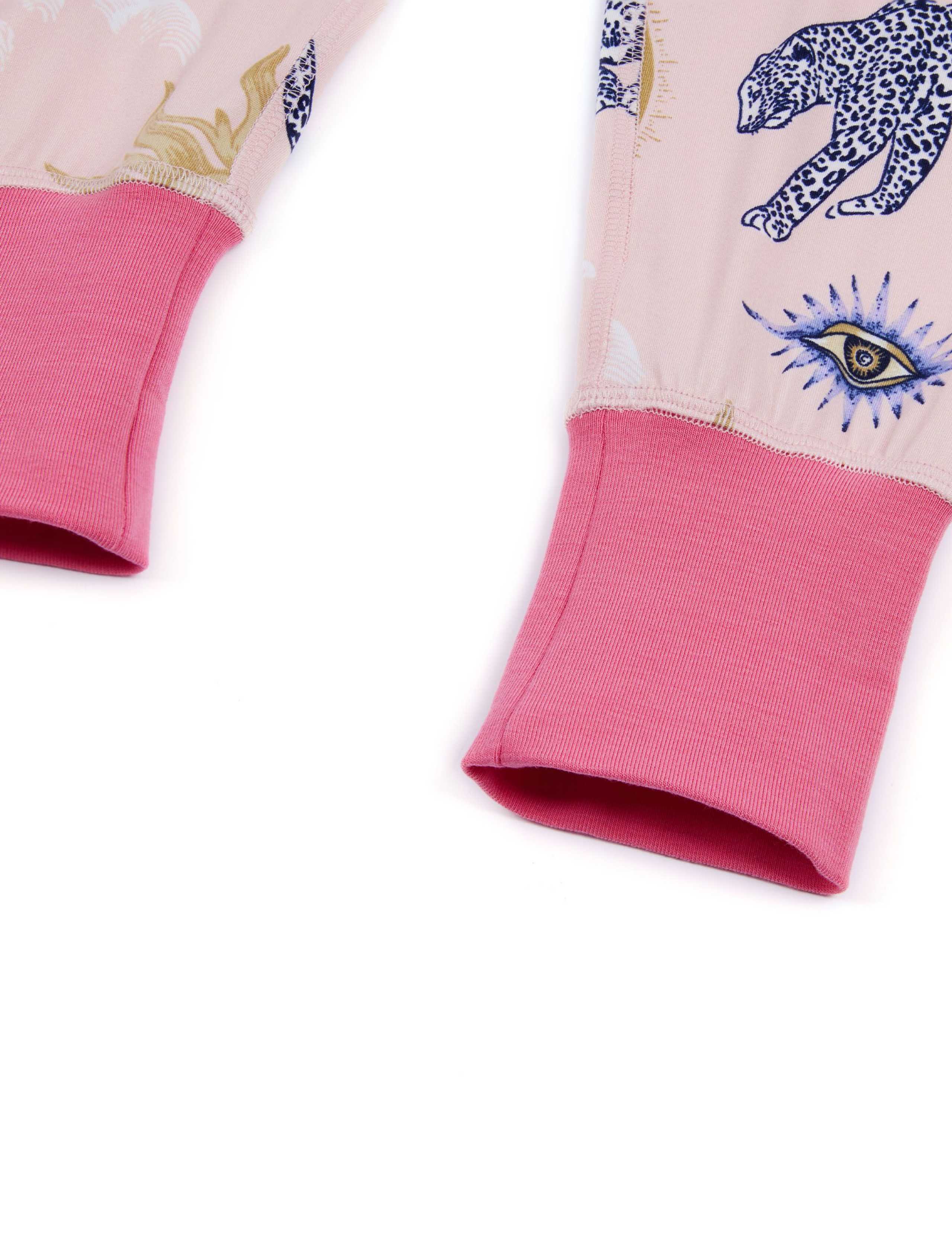 Crew Neck Printed Family Pyjama Set (1-12 Yrs) 3 of 3