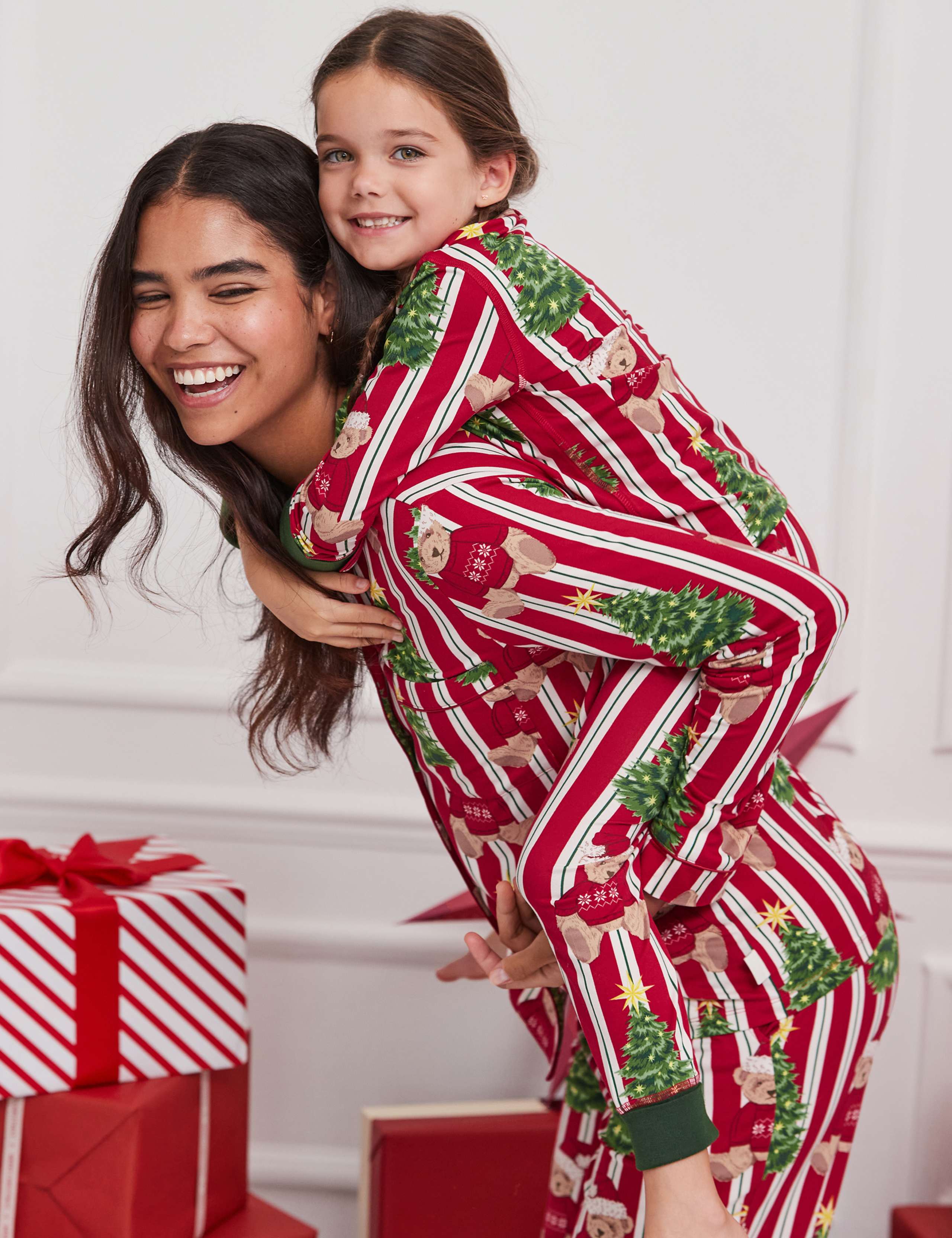 Crew Neck Printed Family Christmas Pyjama Set(1-12 Yrs) 5 of 11