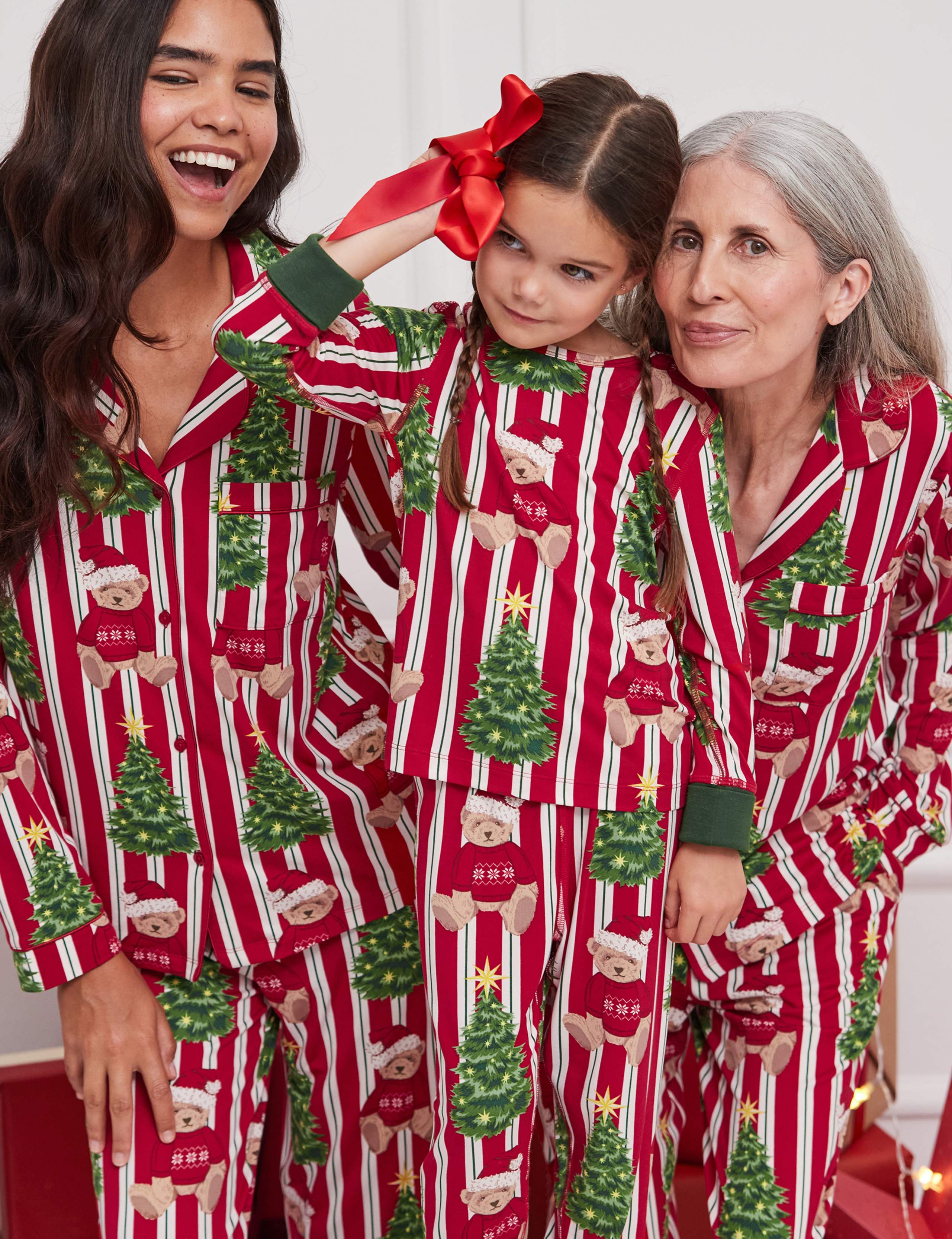 Crew Neck Printed Family Christmas Pyjama Set(1-12 Yrs) 6 of 11