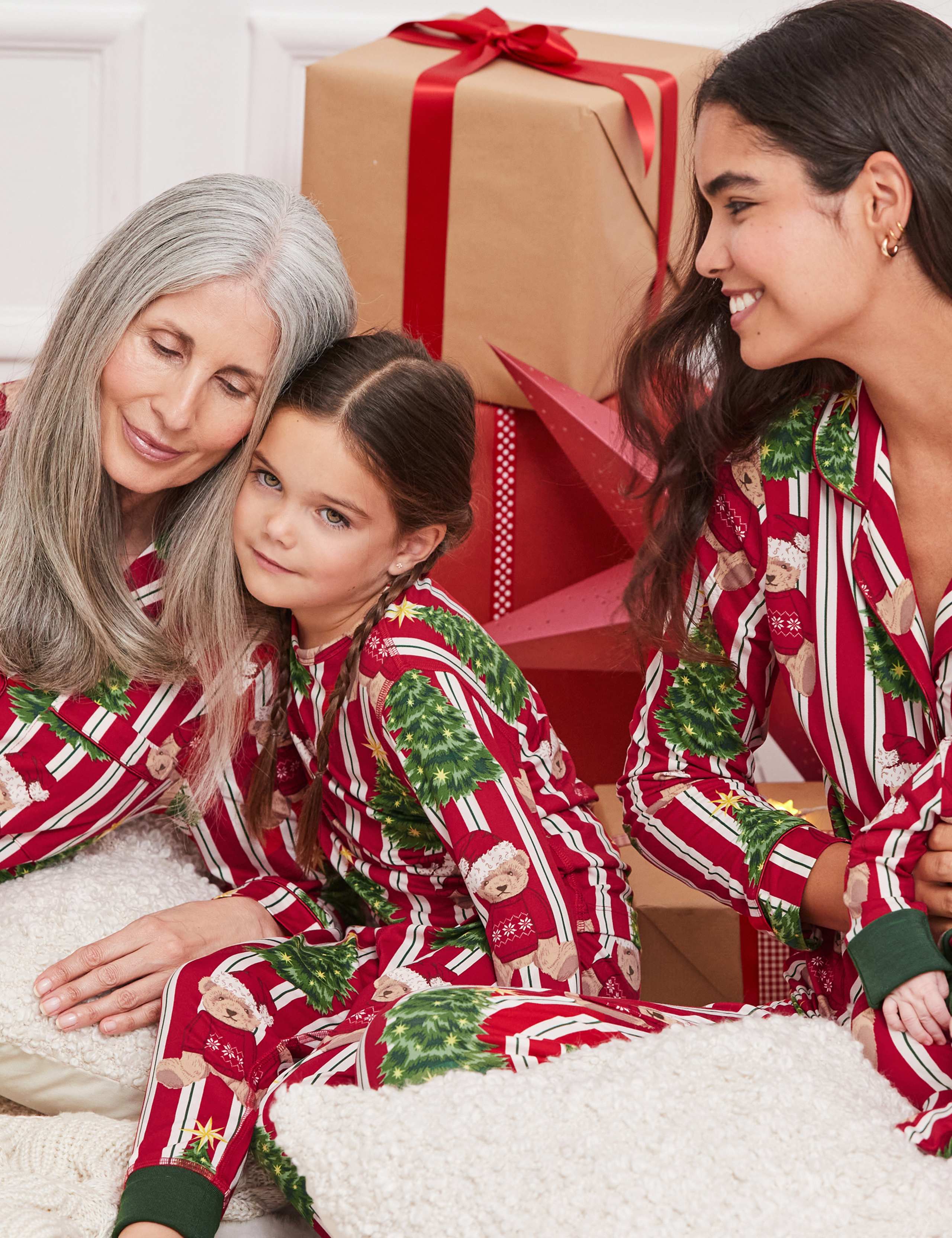 Crew Neck Printed Family Christmas Pyjama Set(1-12 Yrs) 8 of 11