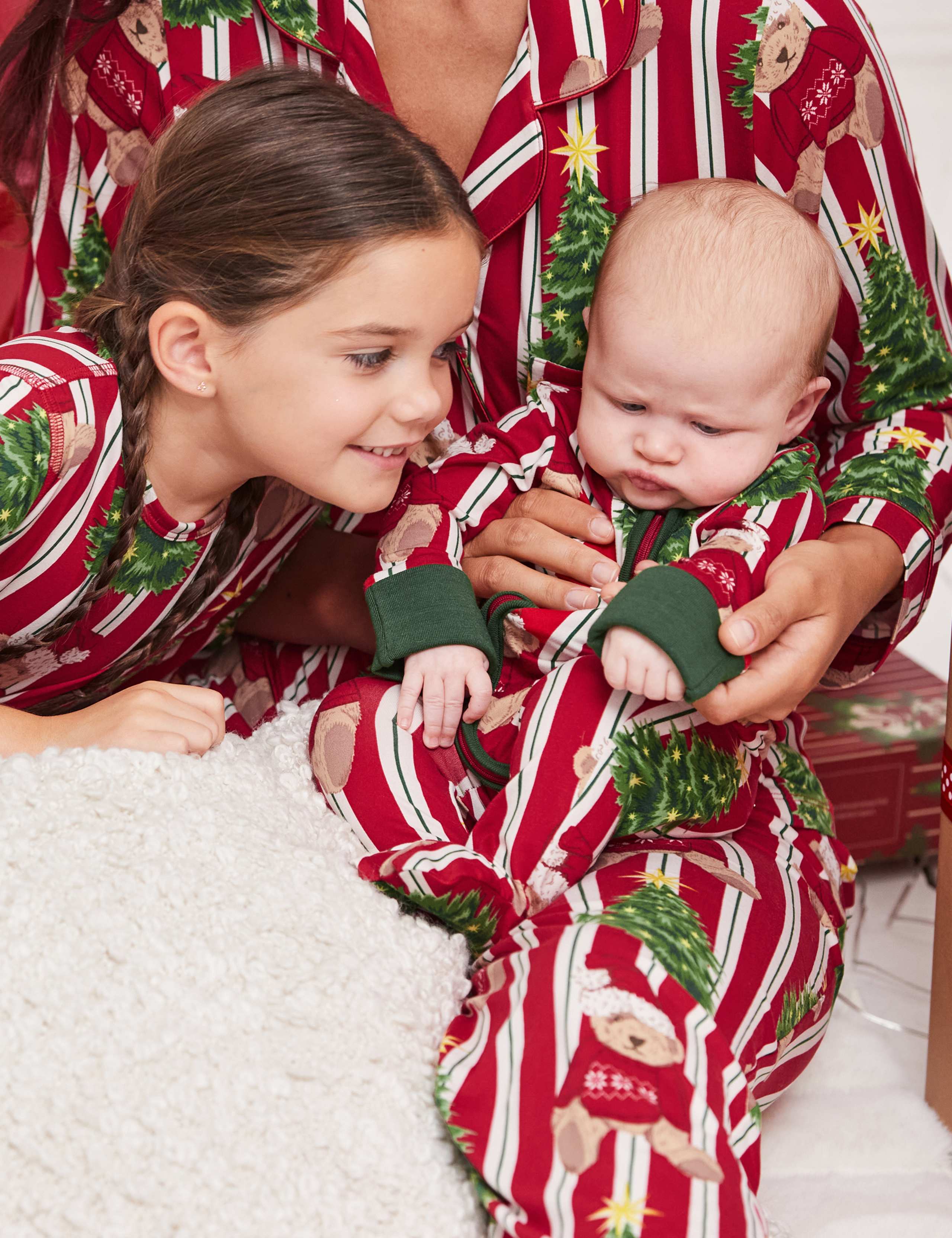 Crew Neck Printed Family Christmas Pyjama Set(1-12 Yrs) 10 of 11