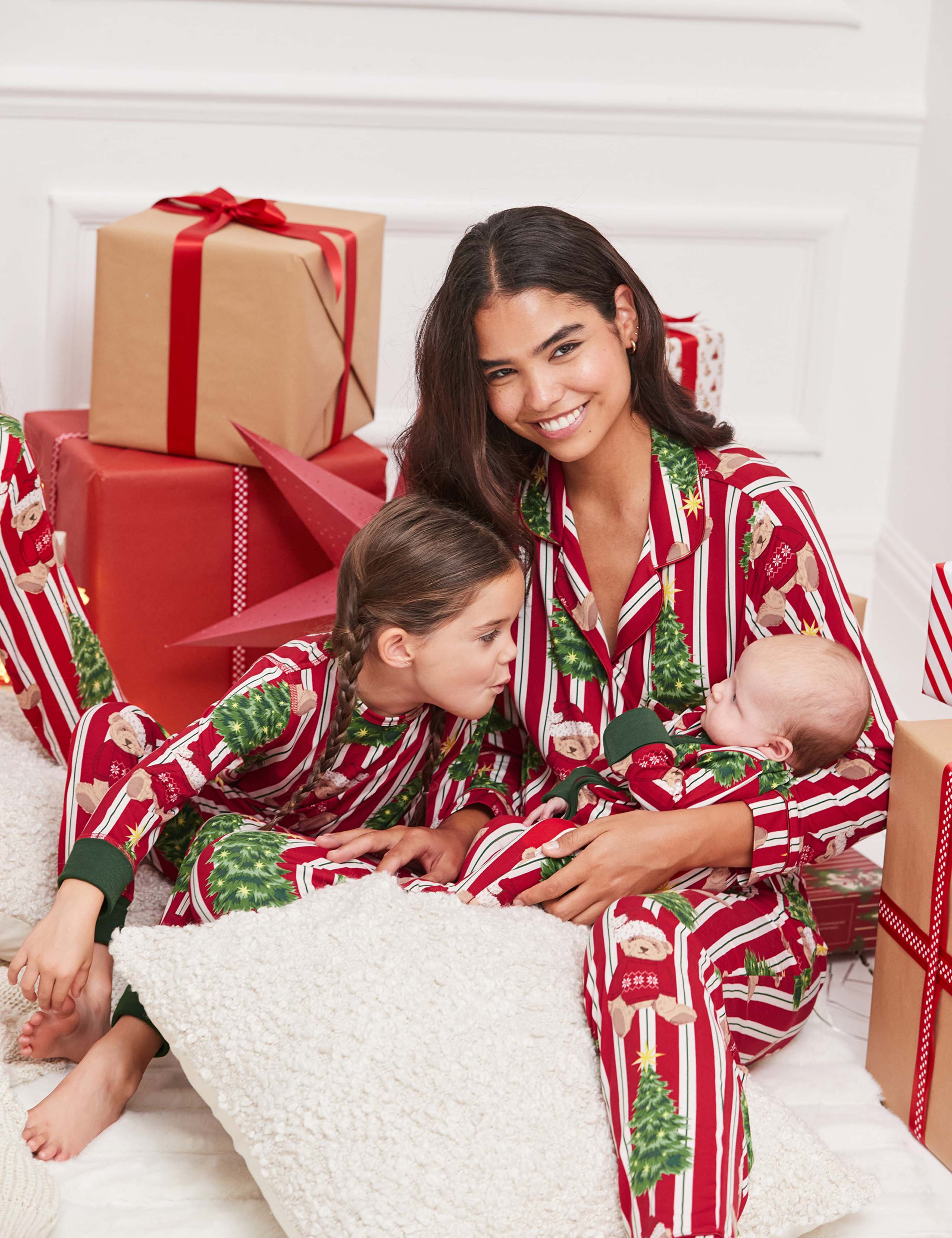 Crew Neck Printed Family Christmas Pyjama Set(1-12 Yrs) 11 of 11