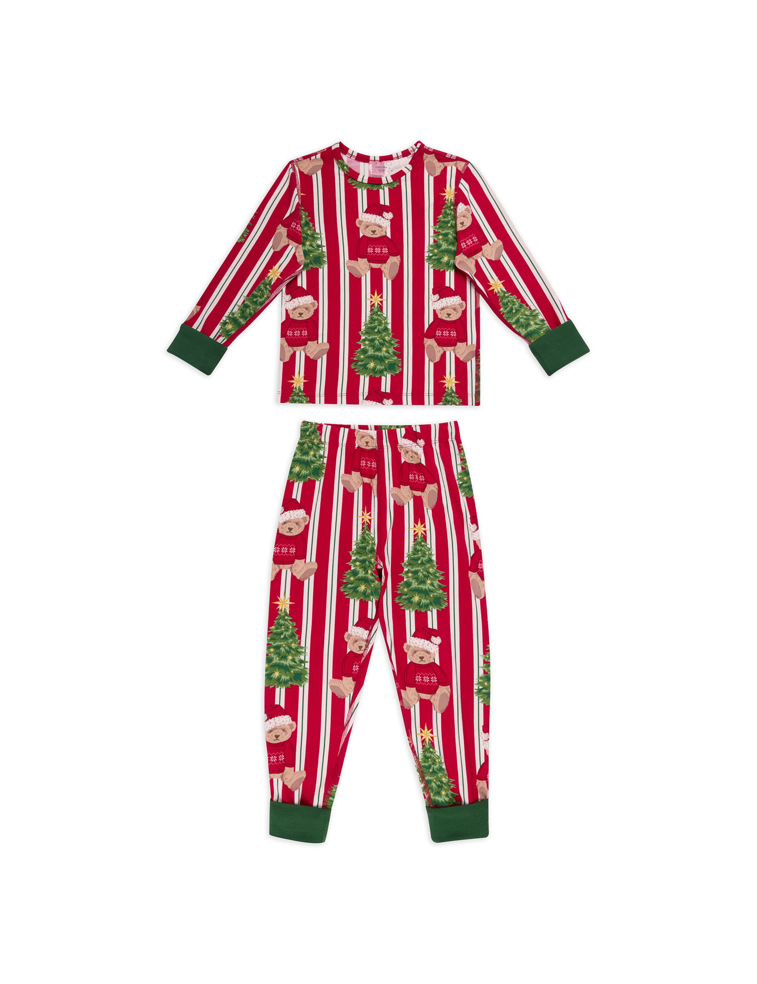 Crew Neck Printed Family Christmas Pyjama Set(1-12 Yrs) 2 of 11