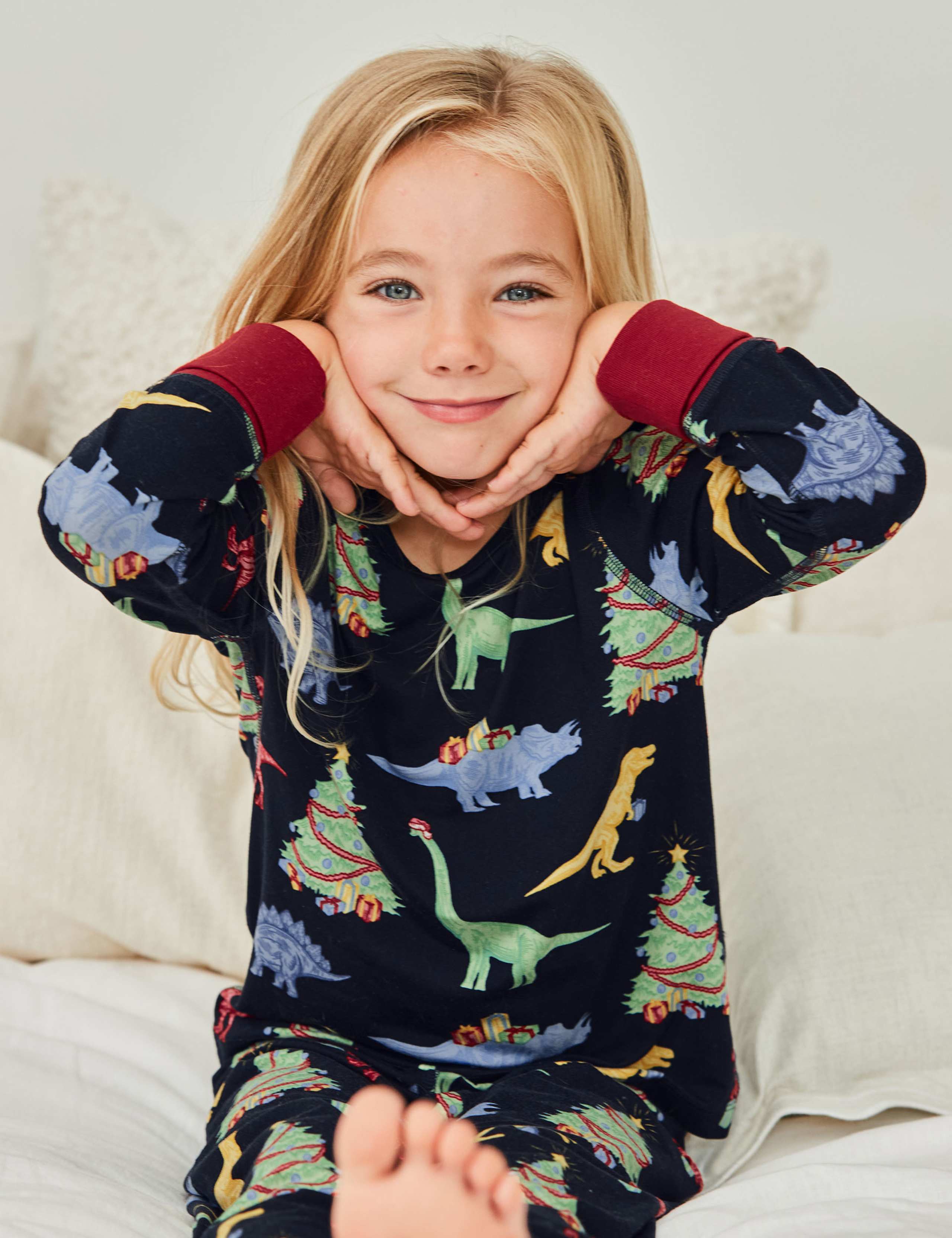 Crew Neck Printed Family Christmas Pyjama Set(1-12 Yrs) 3 of 8