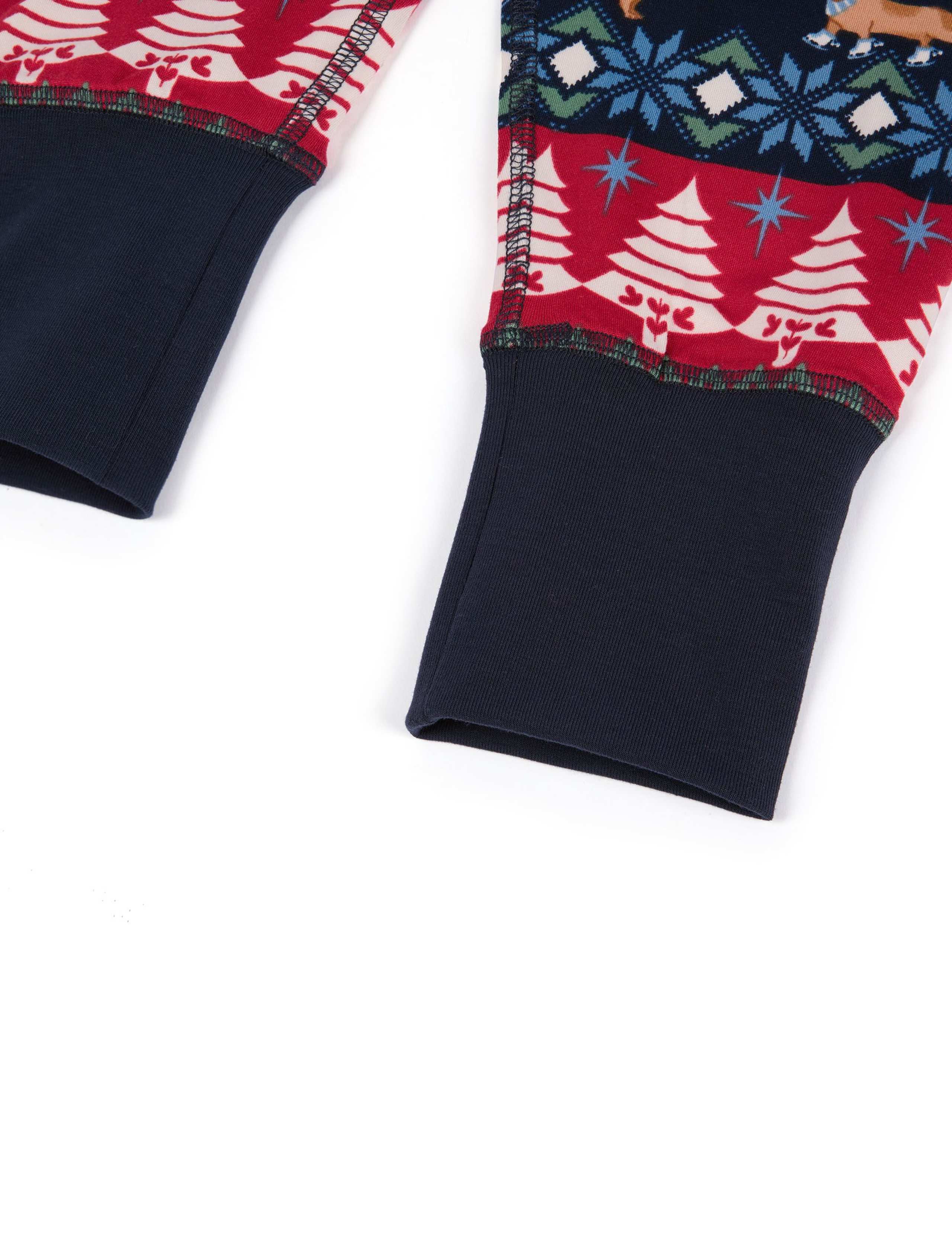 Crew Neck Printed Family Christmas Pyjama Set (1-12 Yrs) 2 of 3