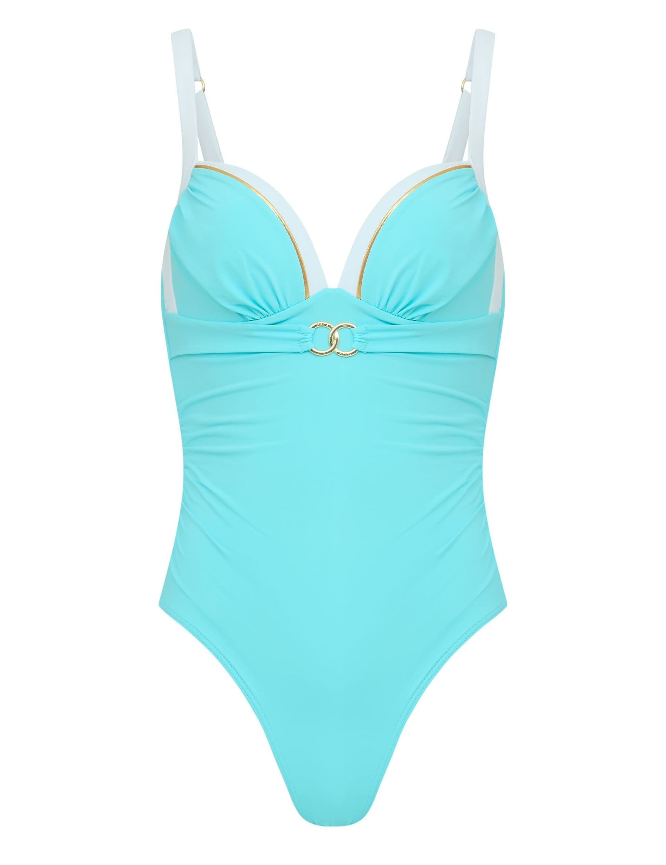 Riviera Tummy Control Ruched Padded Swimsuit 2 of 5