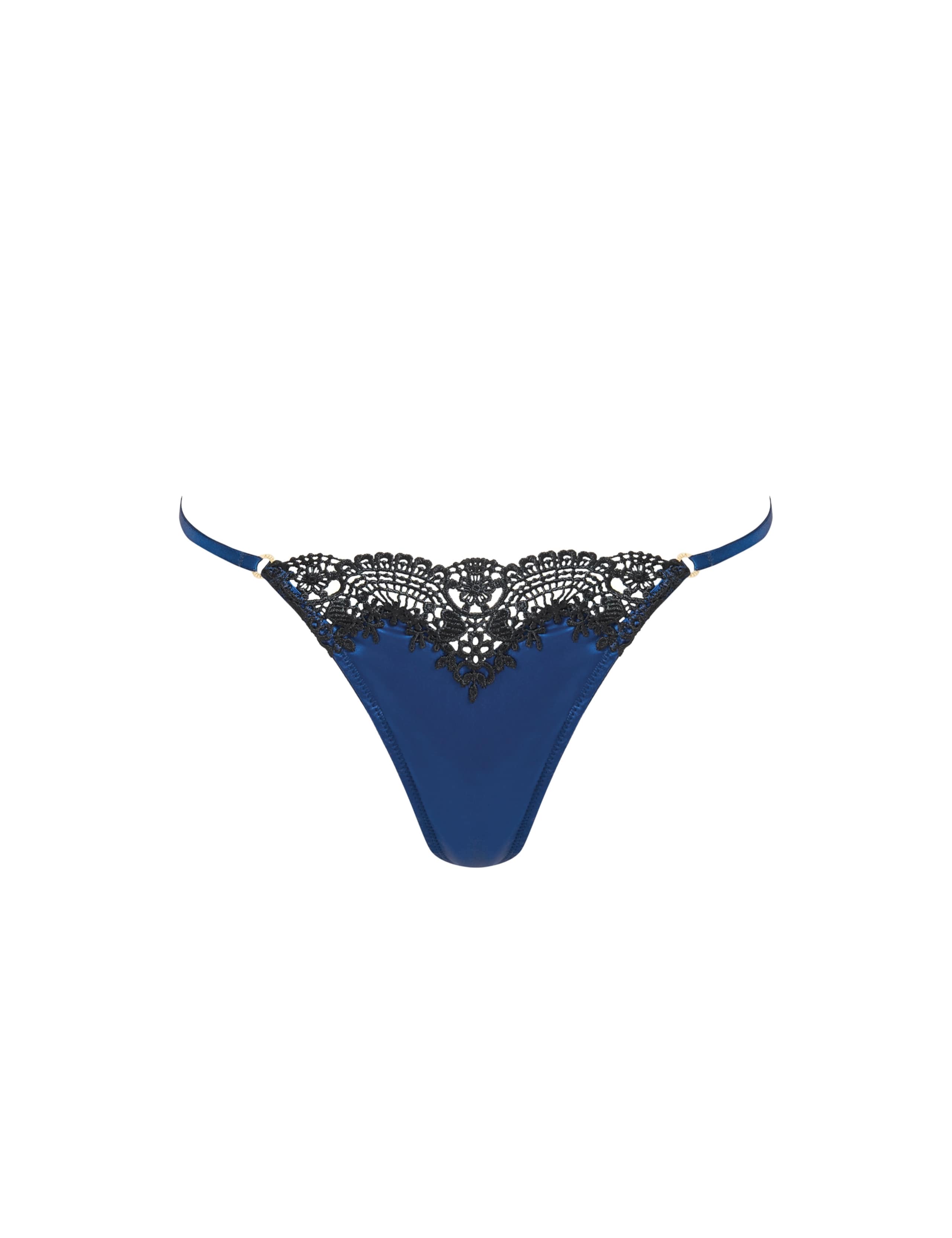 Ida Lace & Satin Thong 2 of 5