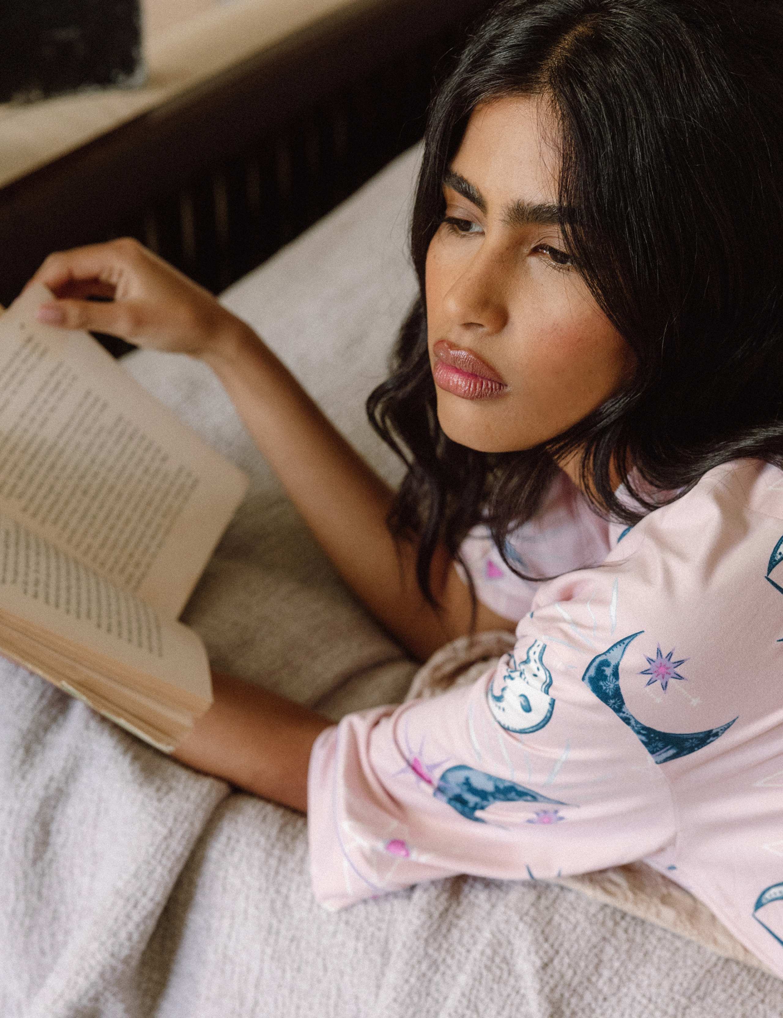 Moon Print Shortie Set 4 of 11