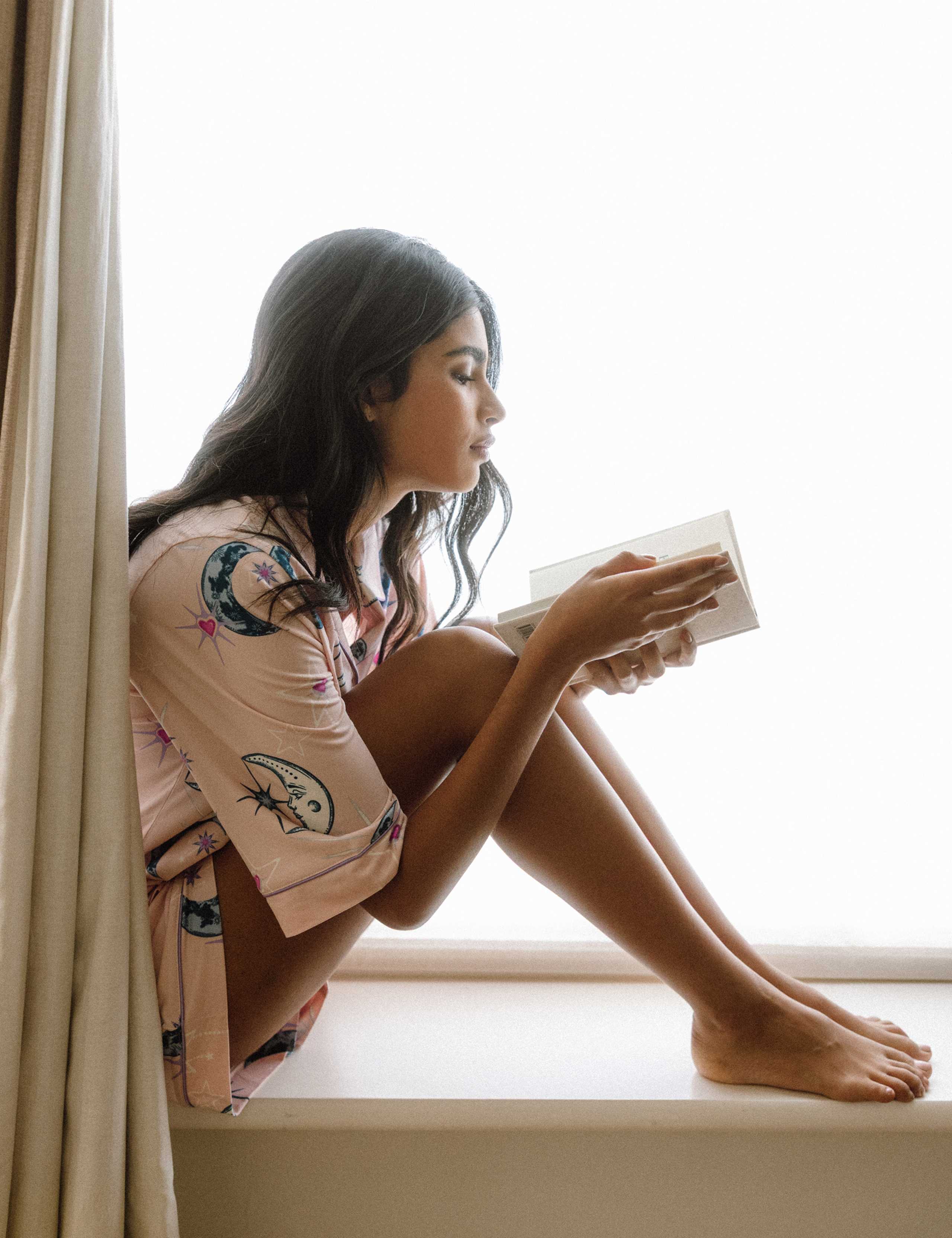 Moon Print Shortie Pyjama Set 9 of 11