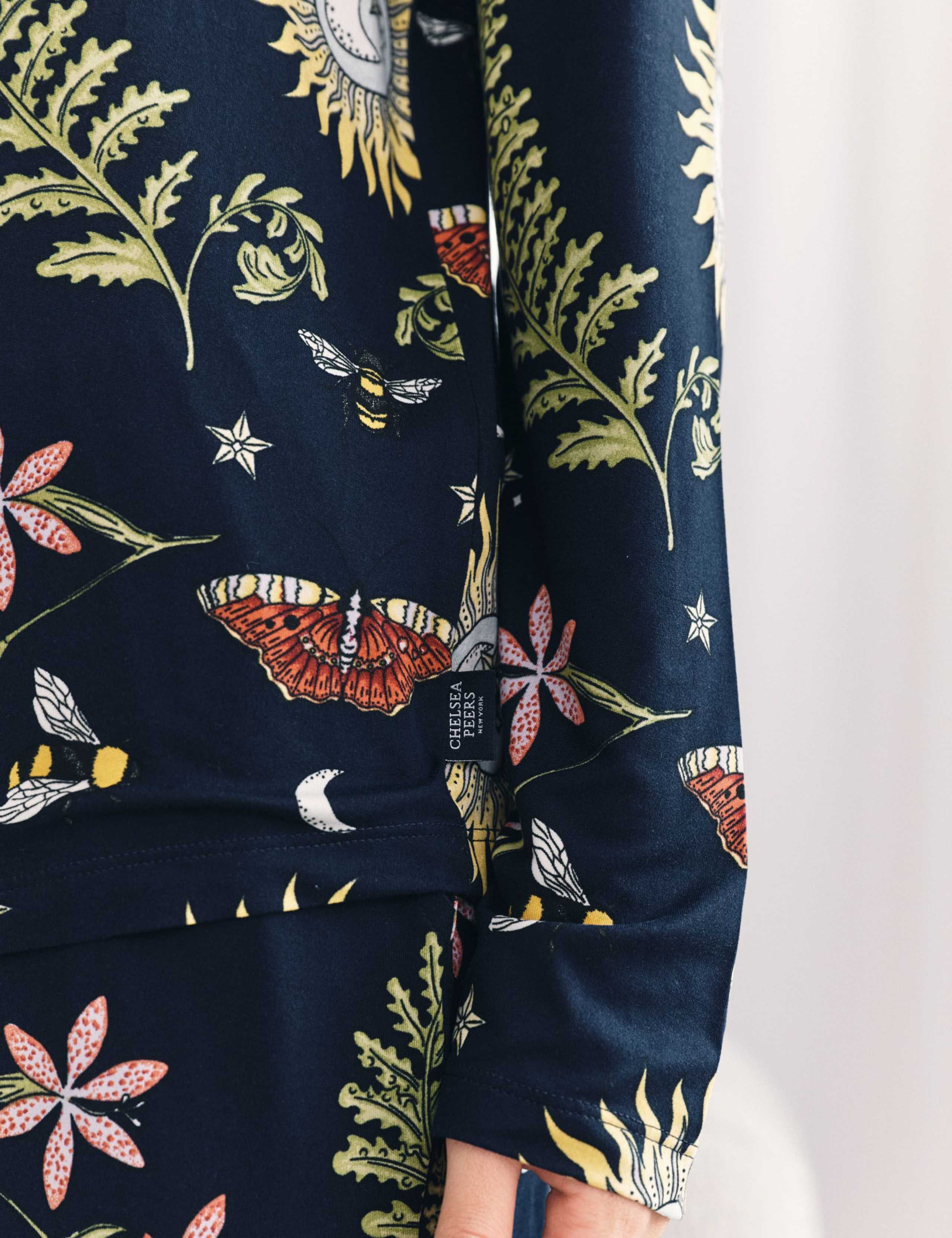 Jersey Forest Print Cuffed Ankle Pyjama Set 5 of 6