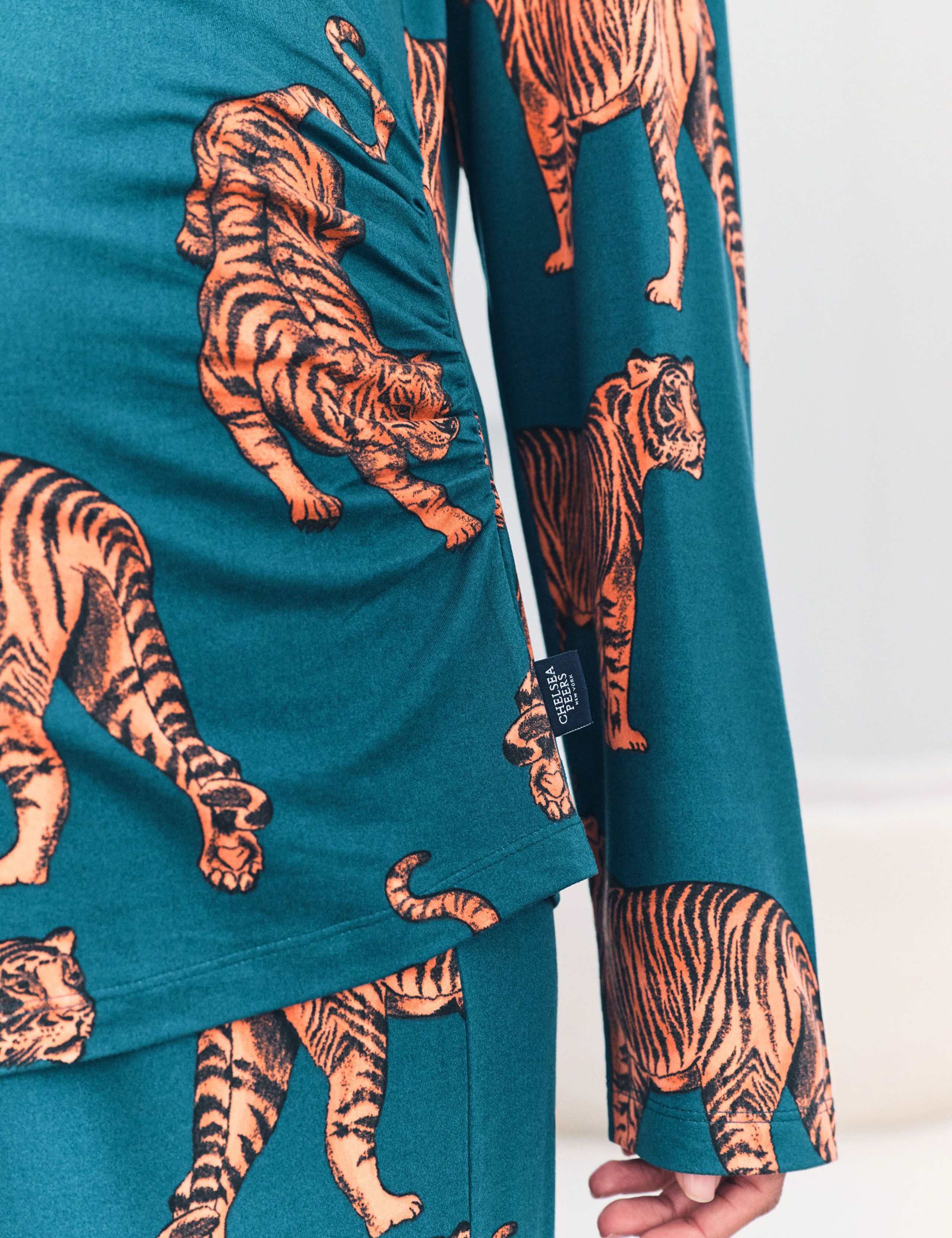 Maternity Tiger Print Pyjama Set 4 of 5