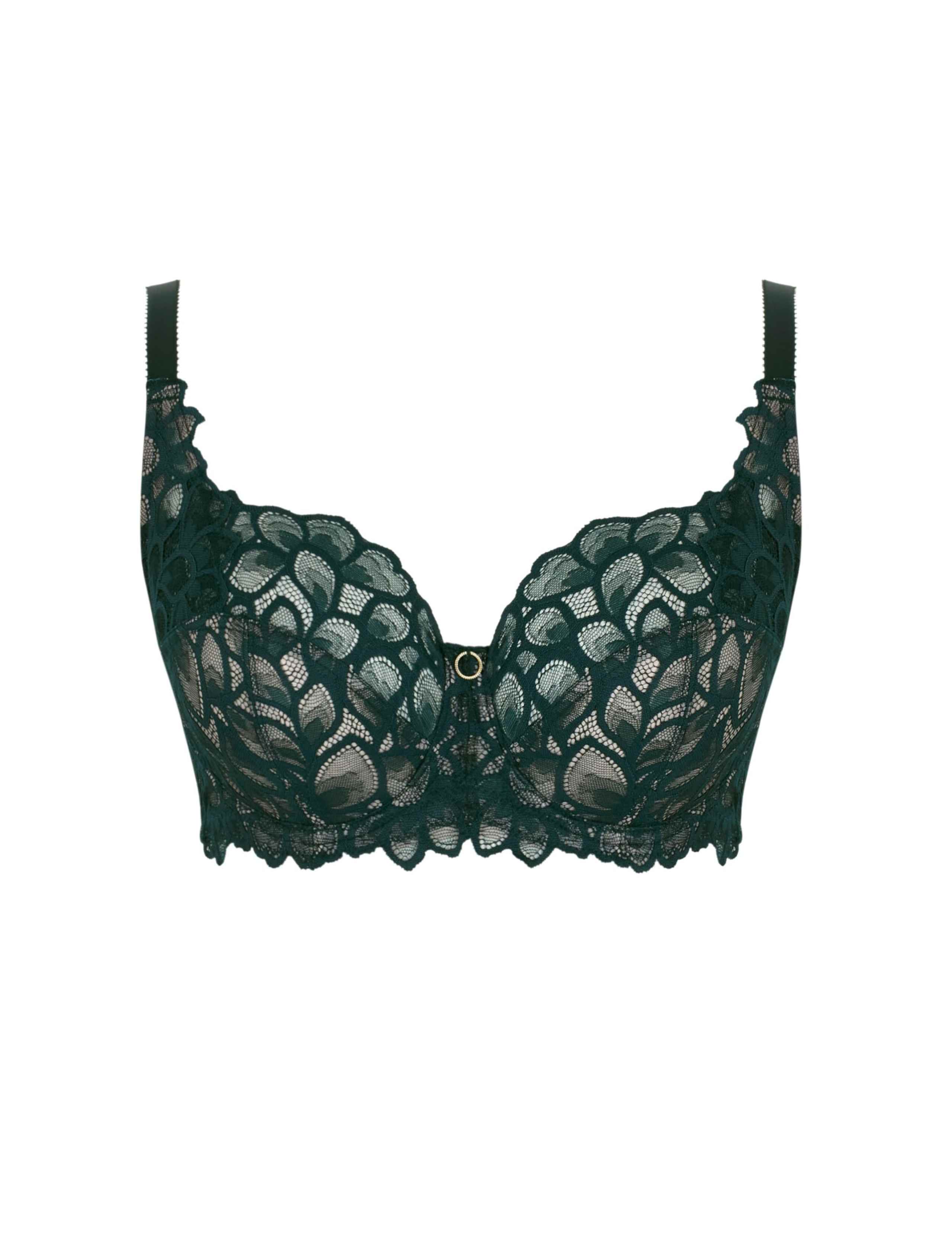 Allure Lace Wired Full Cup Bra D-J 2 of 5