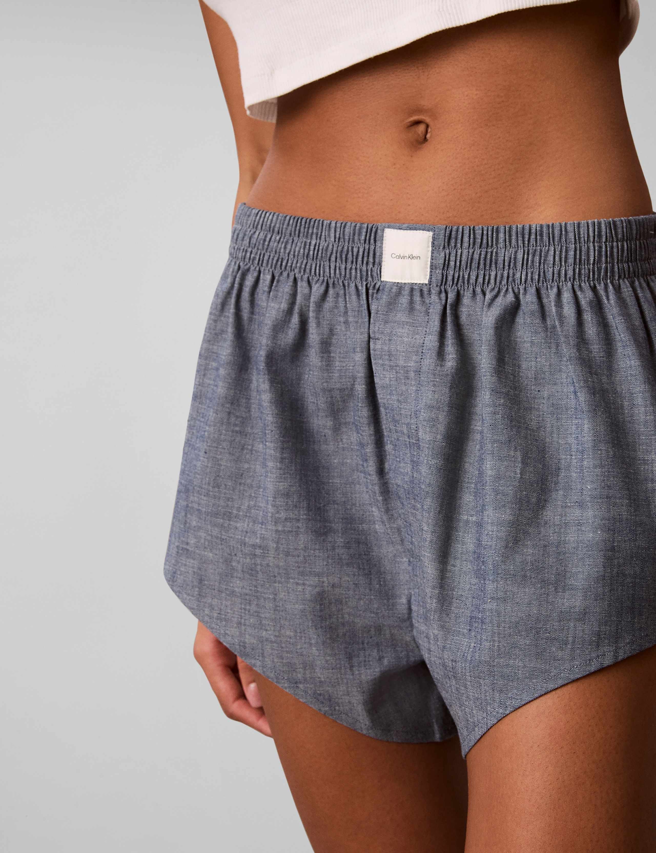 Pure Cotton Chambray Shorts 6 of 7