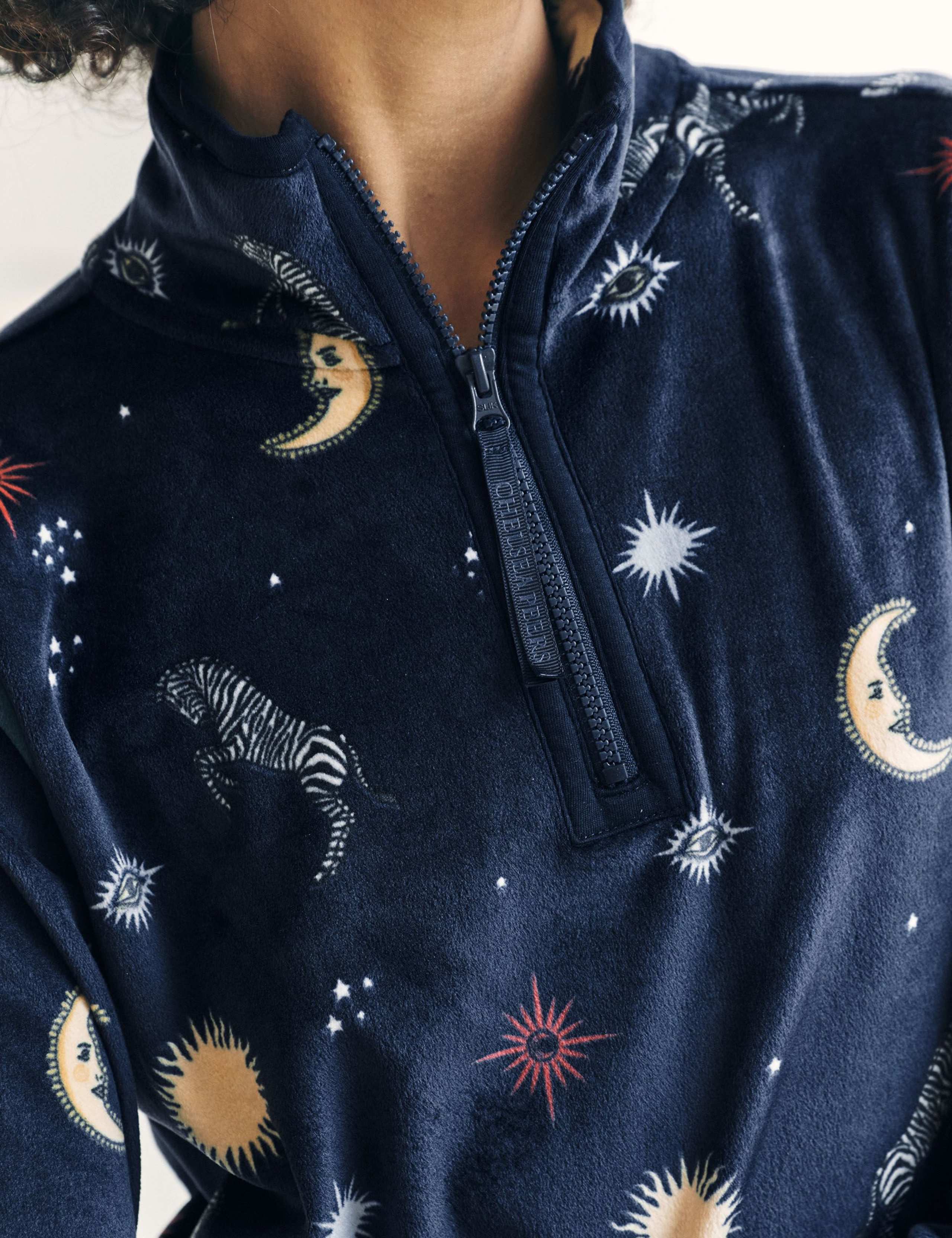 Celestial Zebra Print Pyjama Set 4 of 6