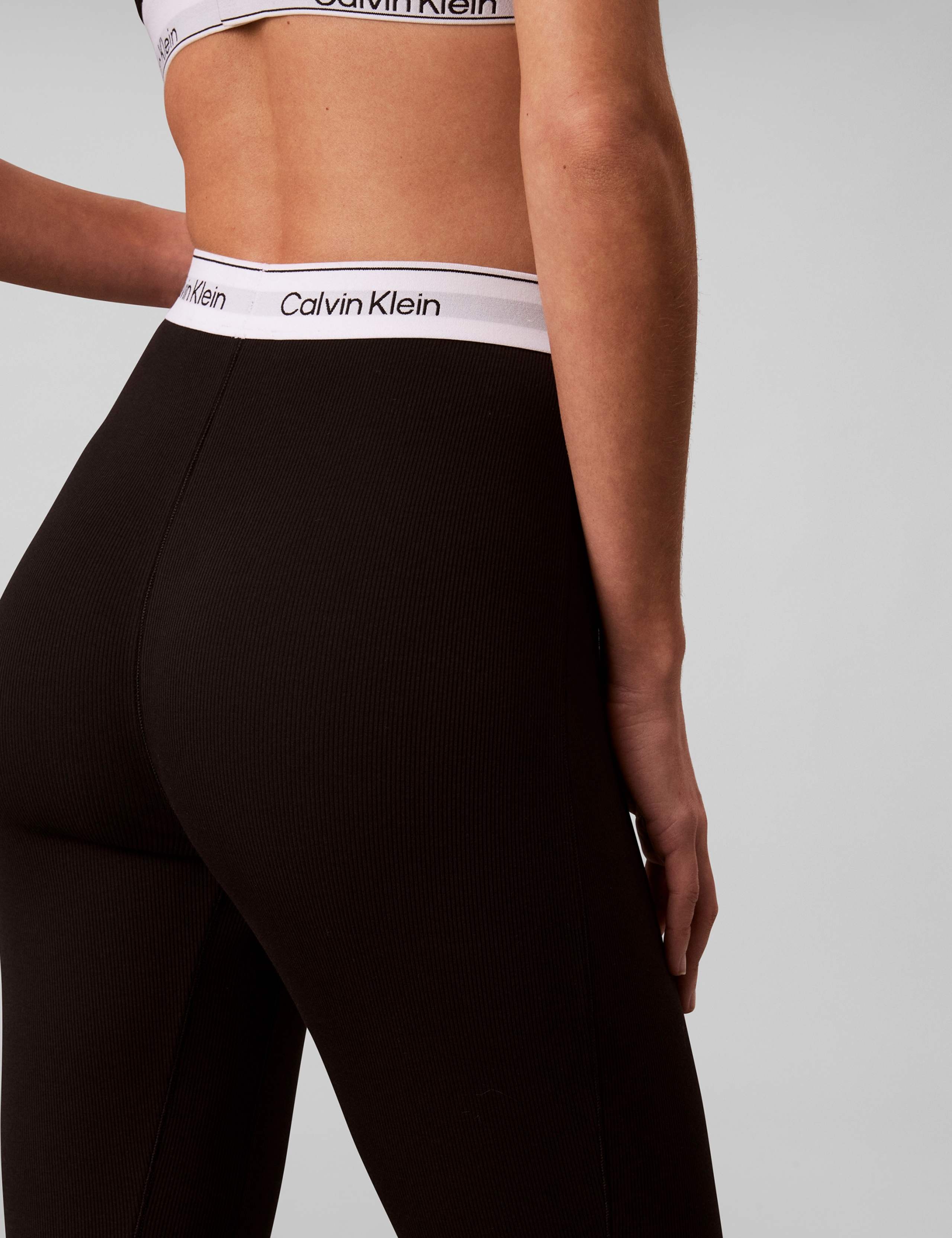 Cotton Rich Ribbed High Waisted Leggings 6 of 6