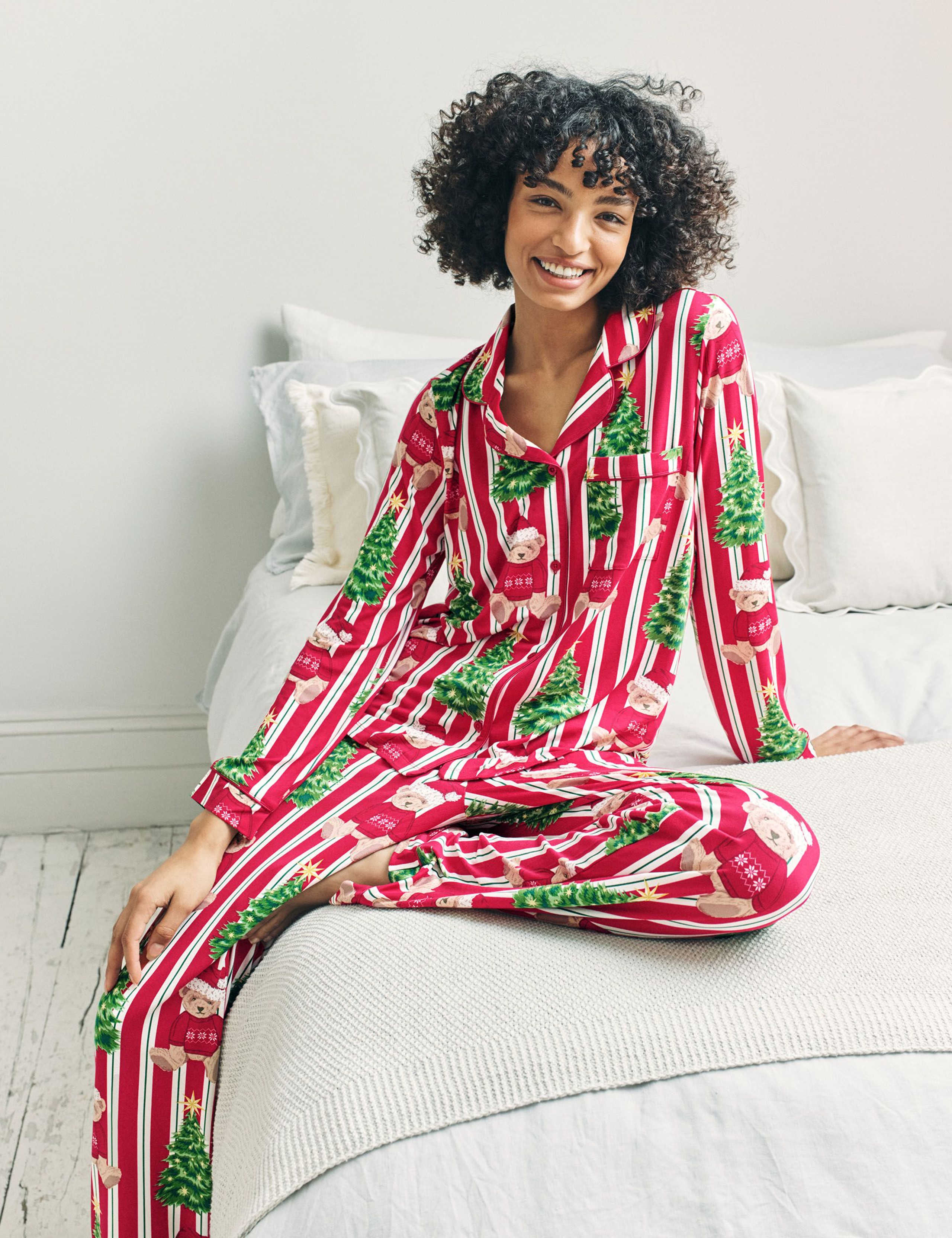Christmas Print Pyjama Set 2 of 8