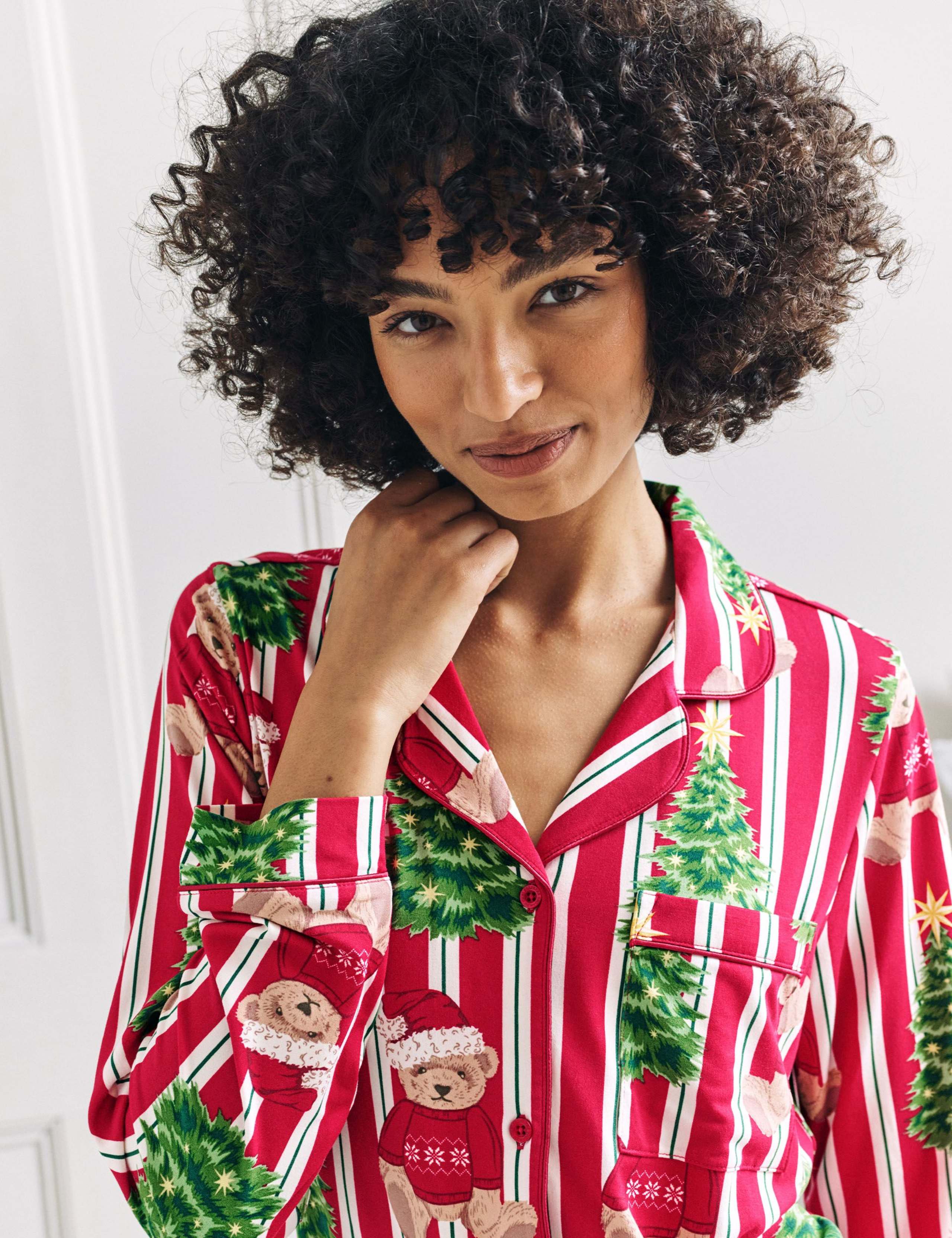 Bear Print Family Christmas Pyjama Set 4 of 13