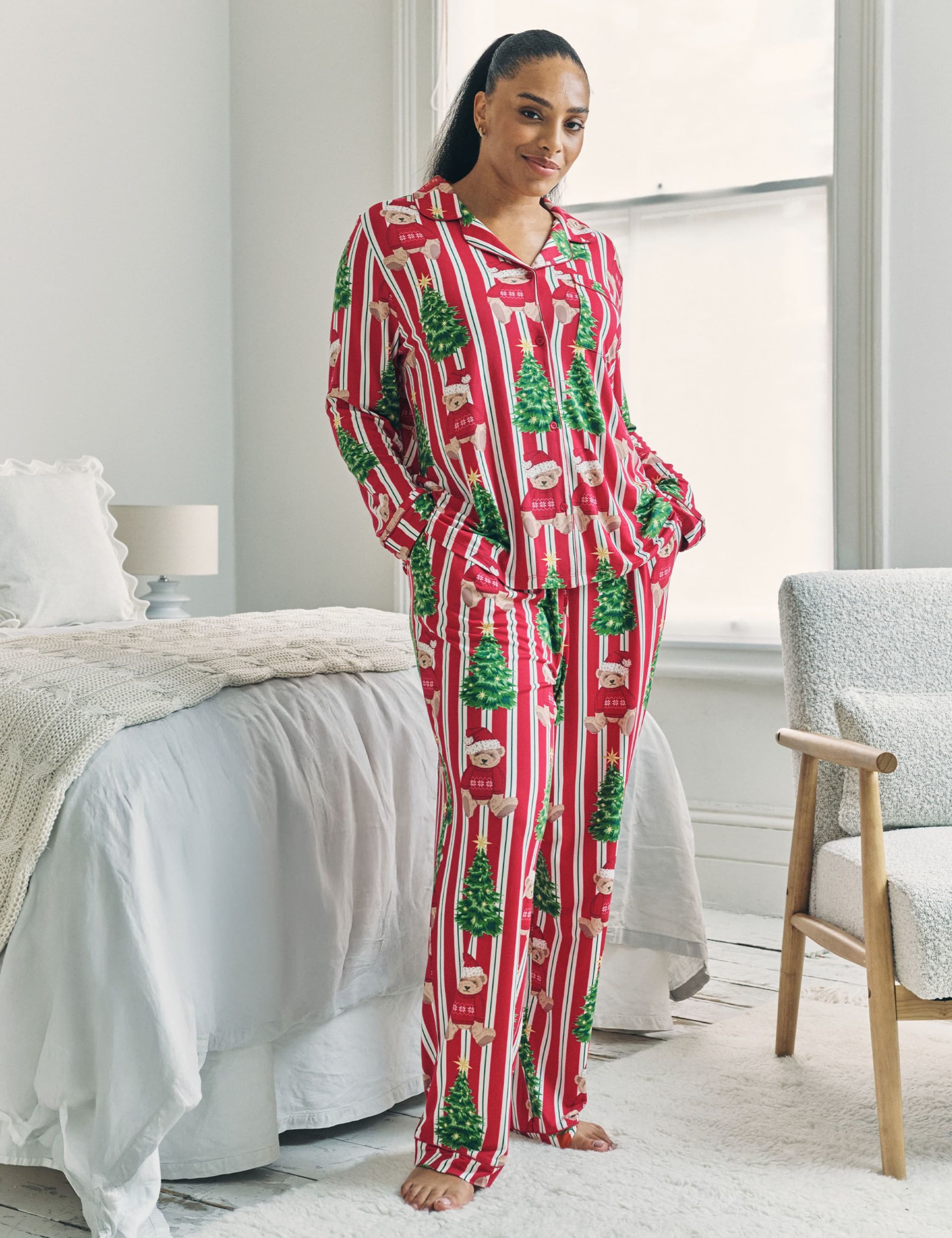 Christmas Print Pyjama Set 5 of 8