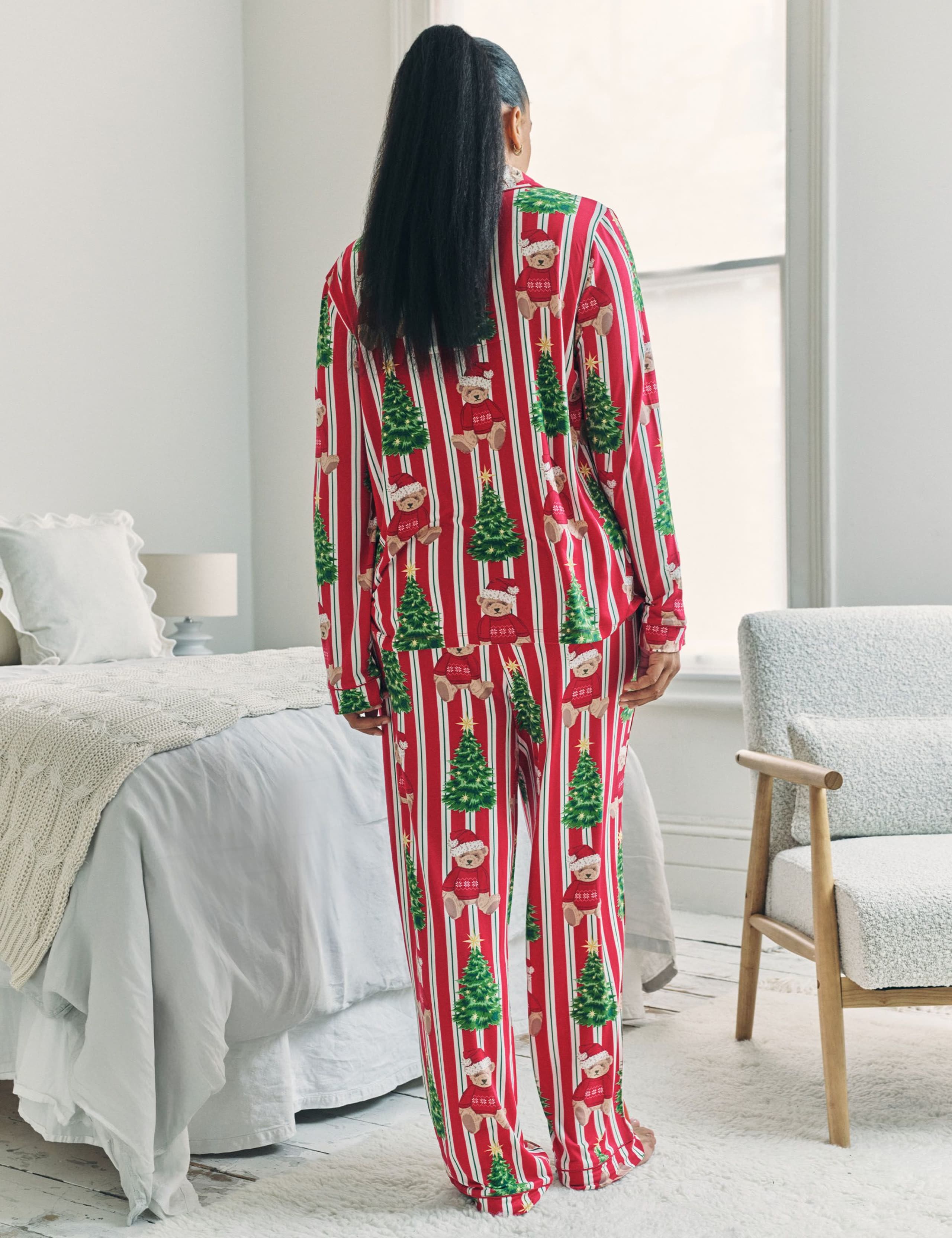 Christmas Print Pyjama Set 7 of 8