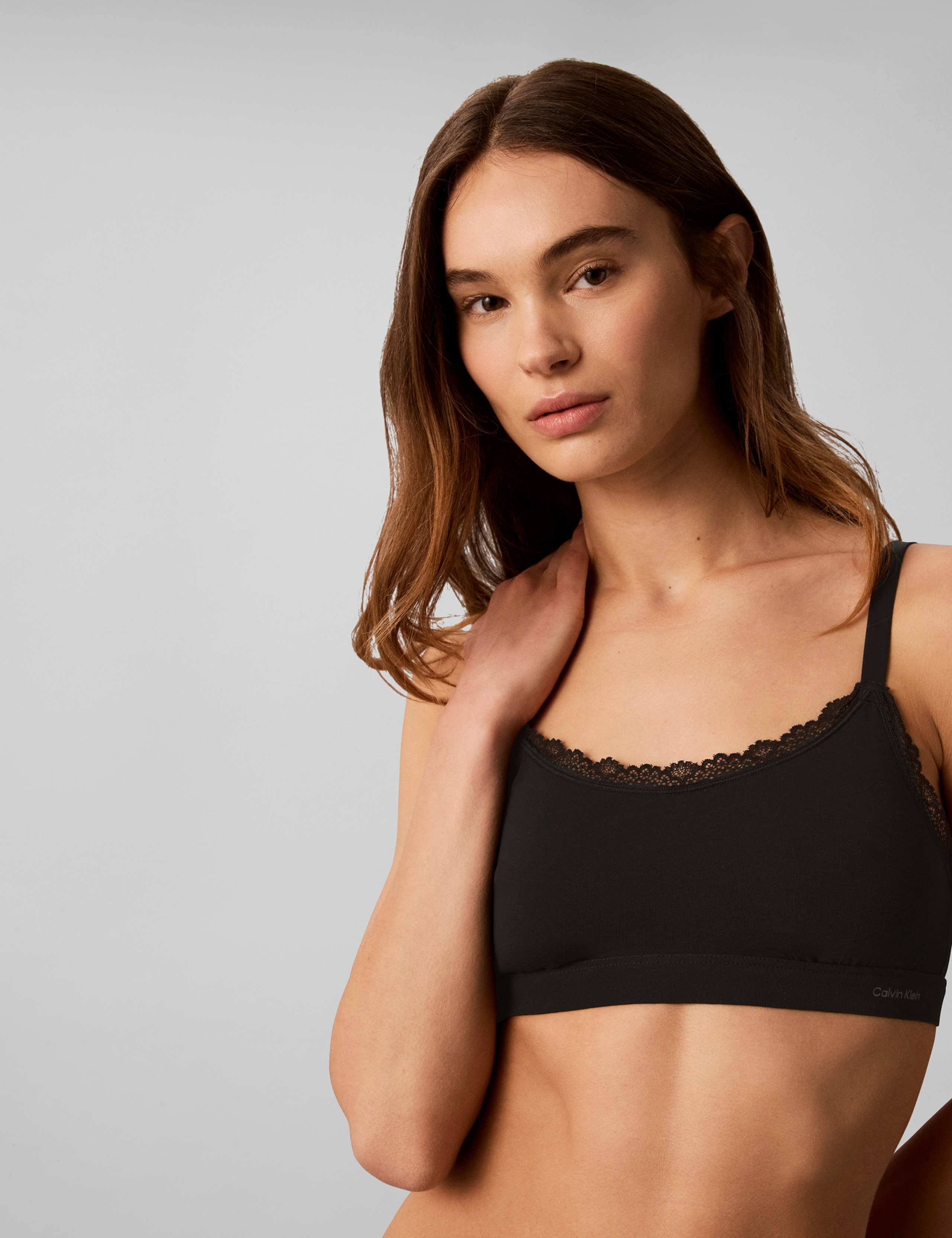 2 Pack Modern Cotton Lace Non Wired Bralettes 4 of 6