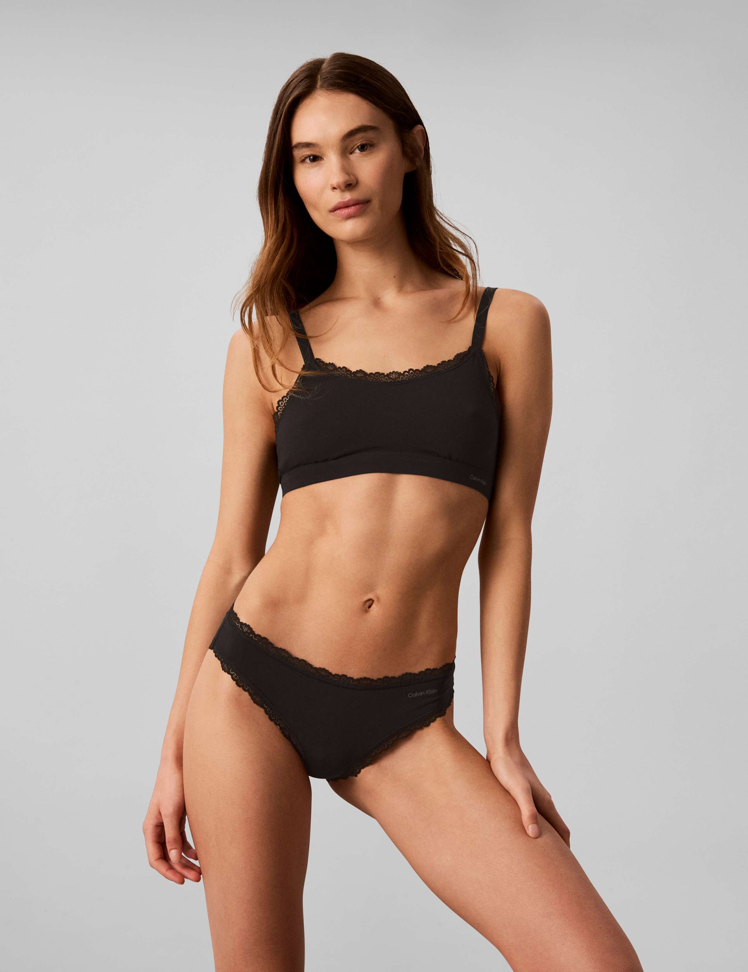 2 Pack Modern Cotton Lace Bikini Knickers 2 of 6