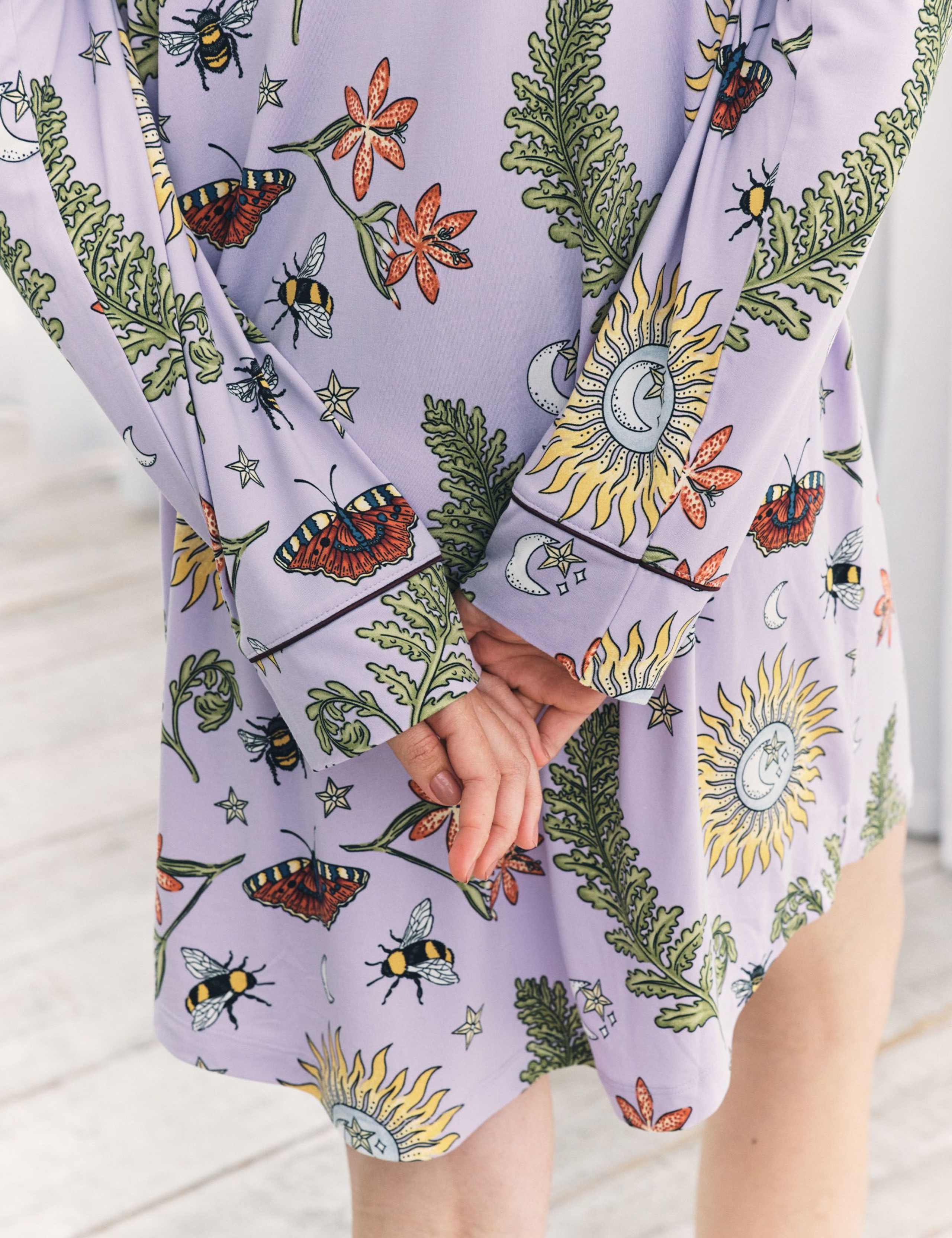 Jersey Forest Print Revere Nightshirt 5 of 5