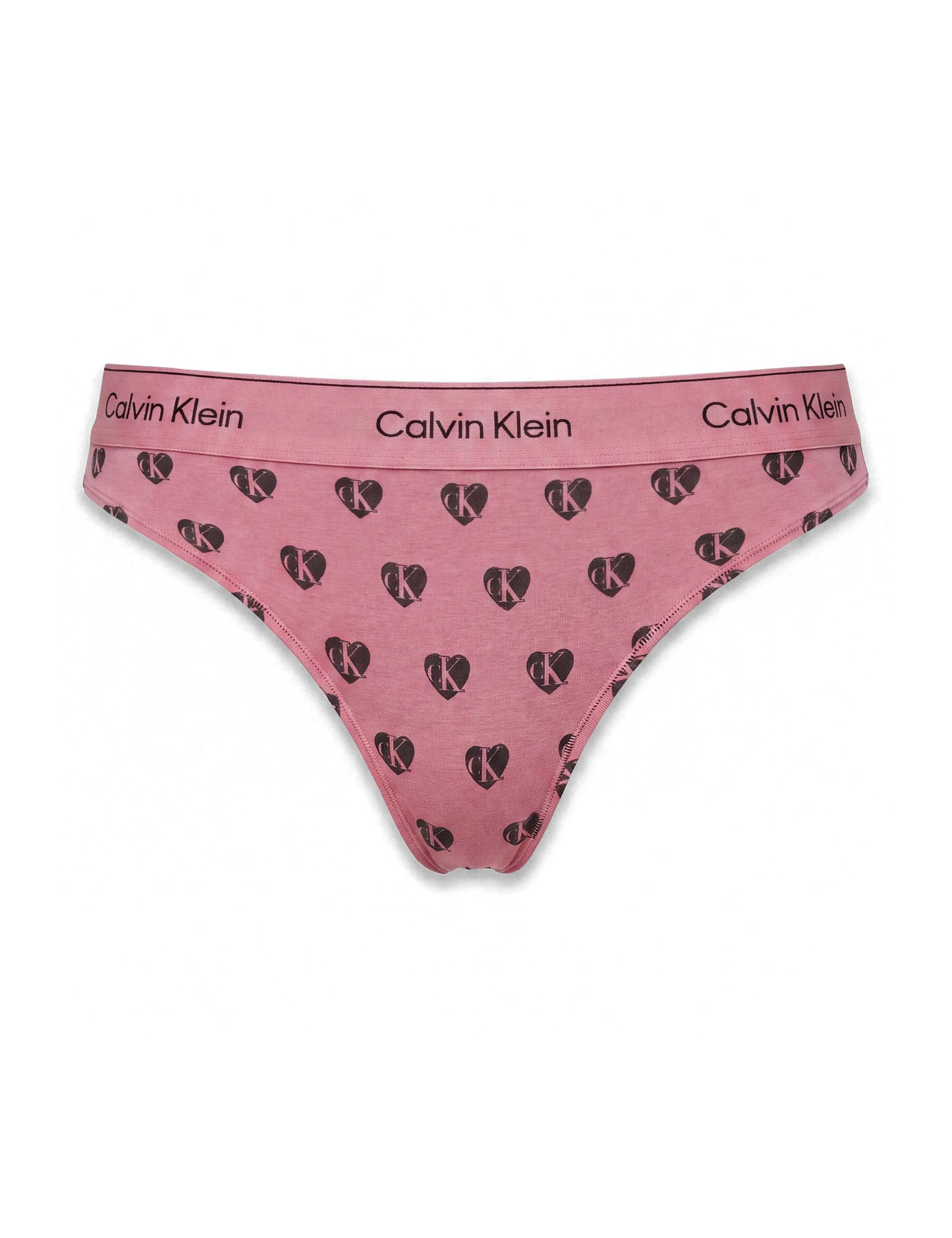 Icon Cotton Modal Printed Thong 2 of 7