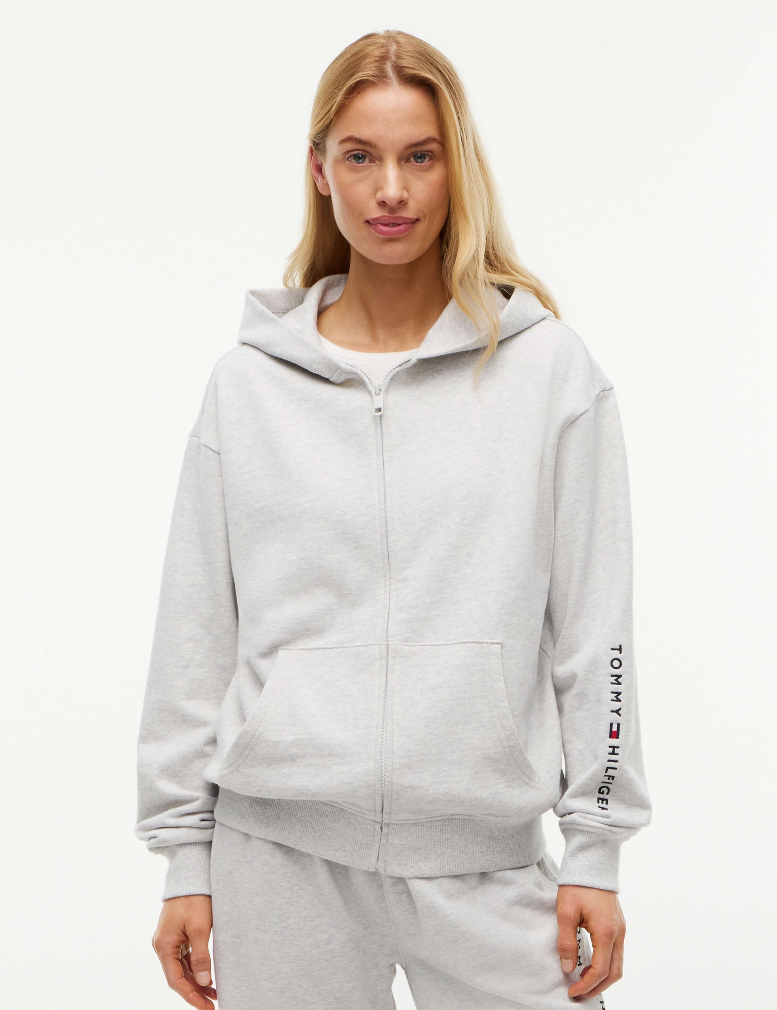 Essential Pure Cotton Zip Up Hoodie 3 of 5